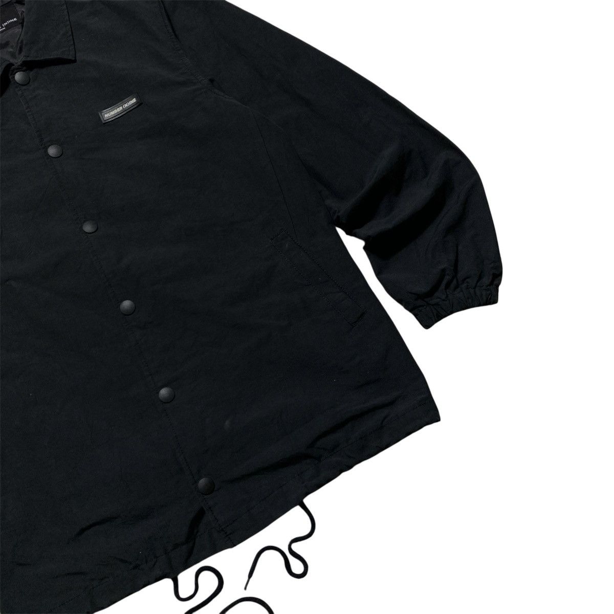 Number (N)ine Number (N)ine Coach Jacket Arc Logo Black Japanese Brand Size US M / EU 48-50 / 2 - 5 Thumbnail
