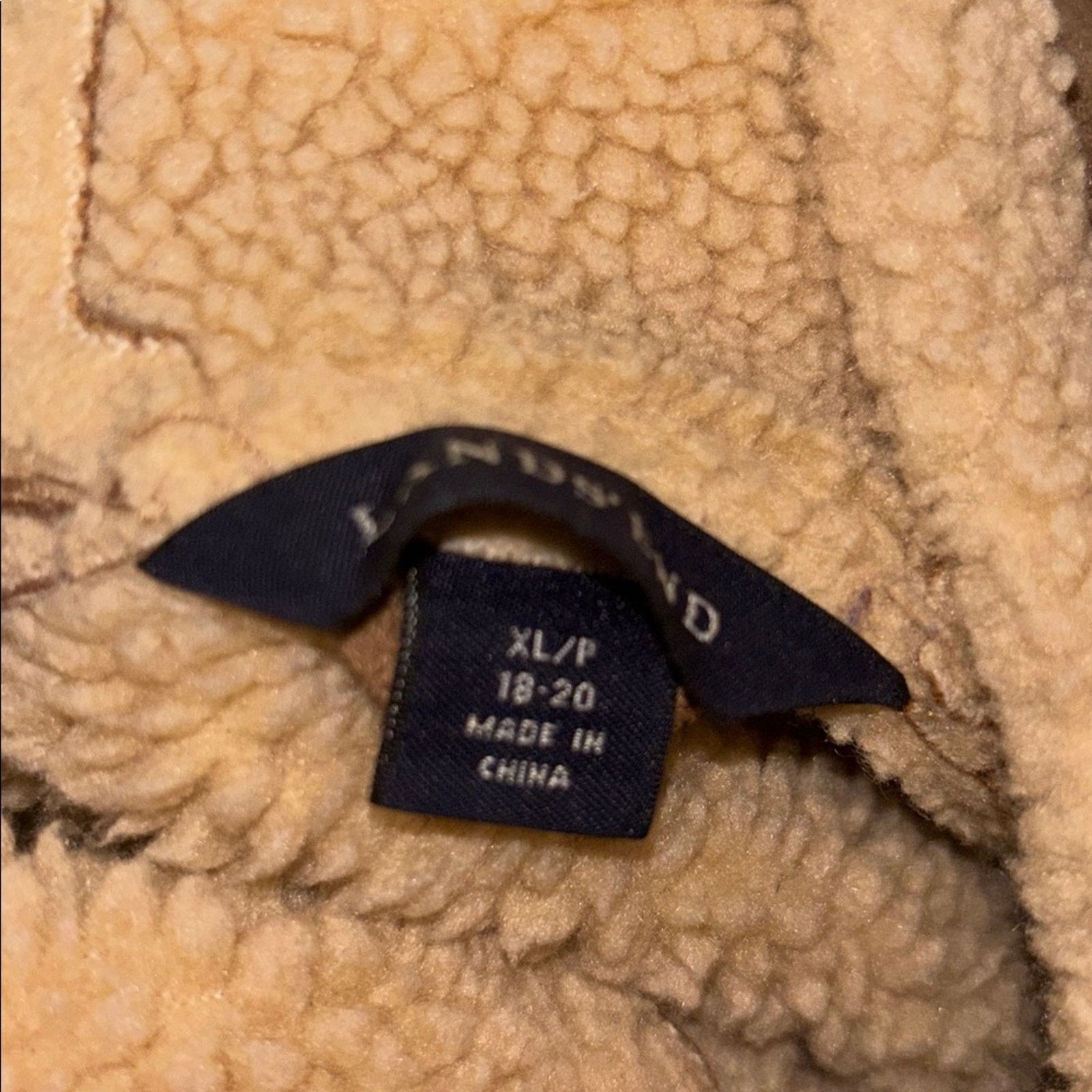 Lands' End Lands End Faux Suede Fleece Lined Coat Size XL / US 12-14 / IT 48-50 - 5 Thumbnail