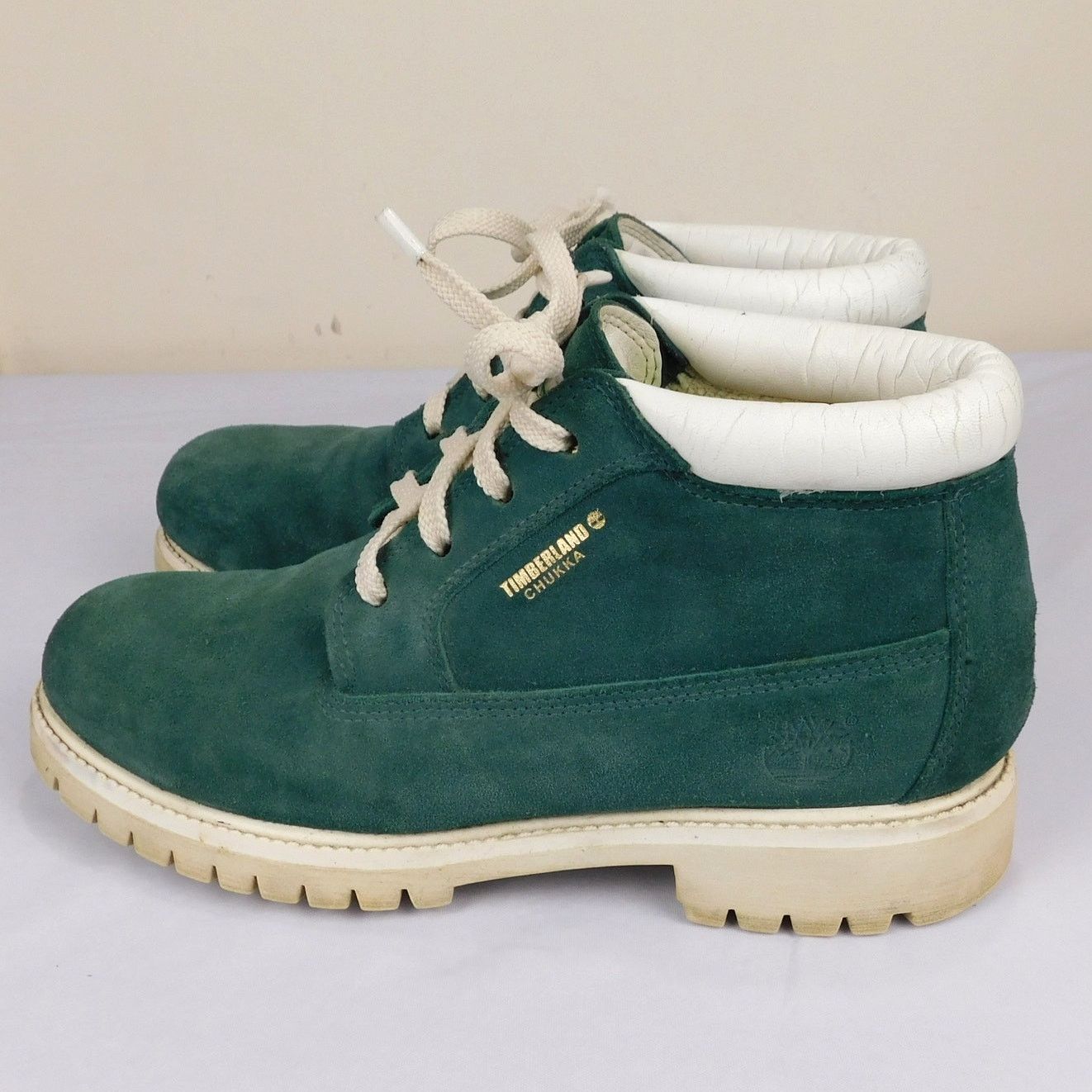 Timberland Timberland Green Suede Chukka Boots Sz 8.5 Vintage Late 90s Size US 8.5 / EU 41-42 - 5 Thumbnail