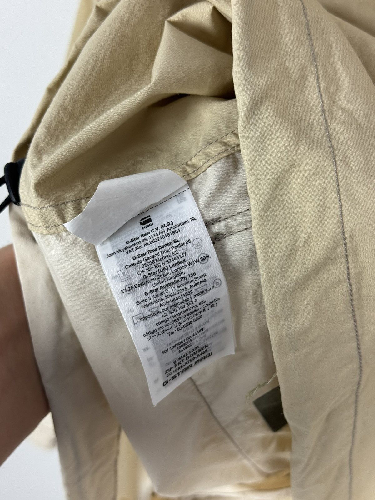 G-Star G-Star Raw Zip PKT Military Bomber Jacket Size US M / EU 48-50 / 2 - 18 Thumbnail