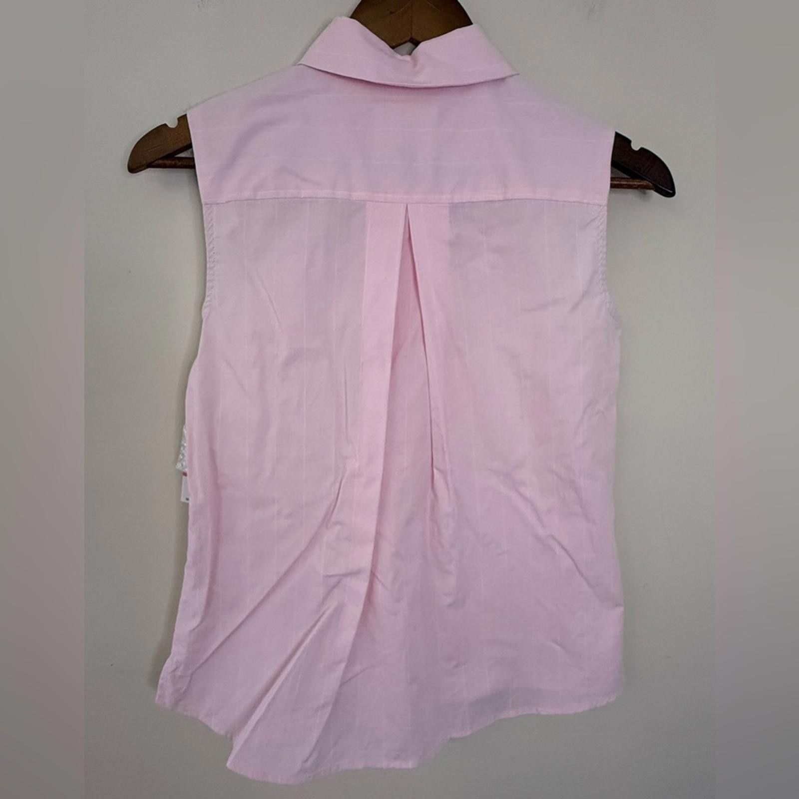 Other Court & Rowe pink sleeveless button up shirt SZ XXS Size XXS / US 00 / IT 34 - 2 Thumbnail