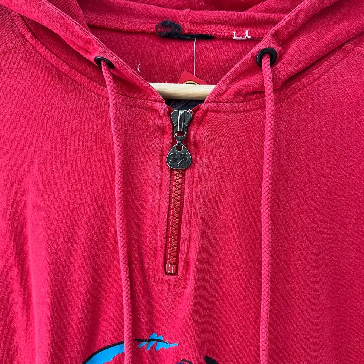 Jordan Brand × Nike × Vintage Vintage Air Jordan Aqua 1993 Hoodie Size US S / EU 44-46 / 1 - 5 Thumbnail