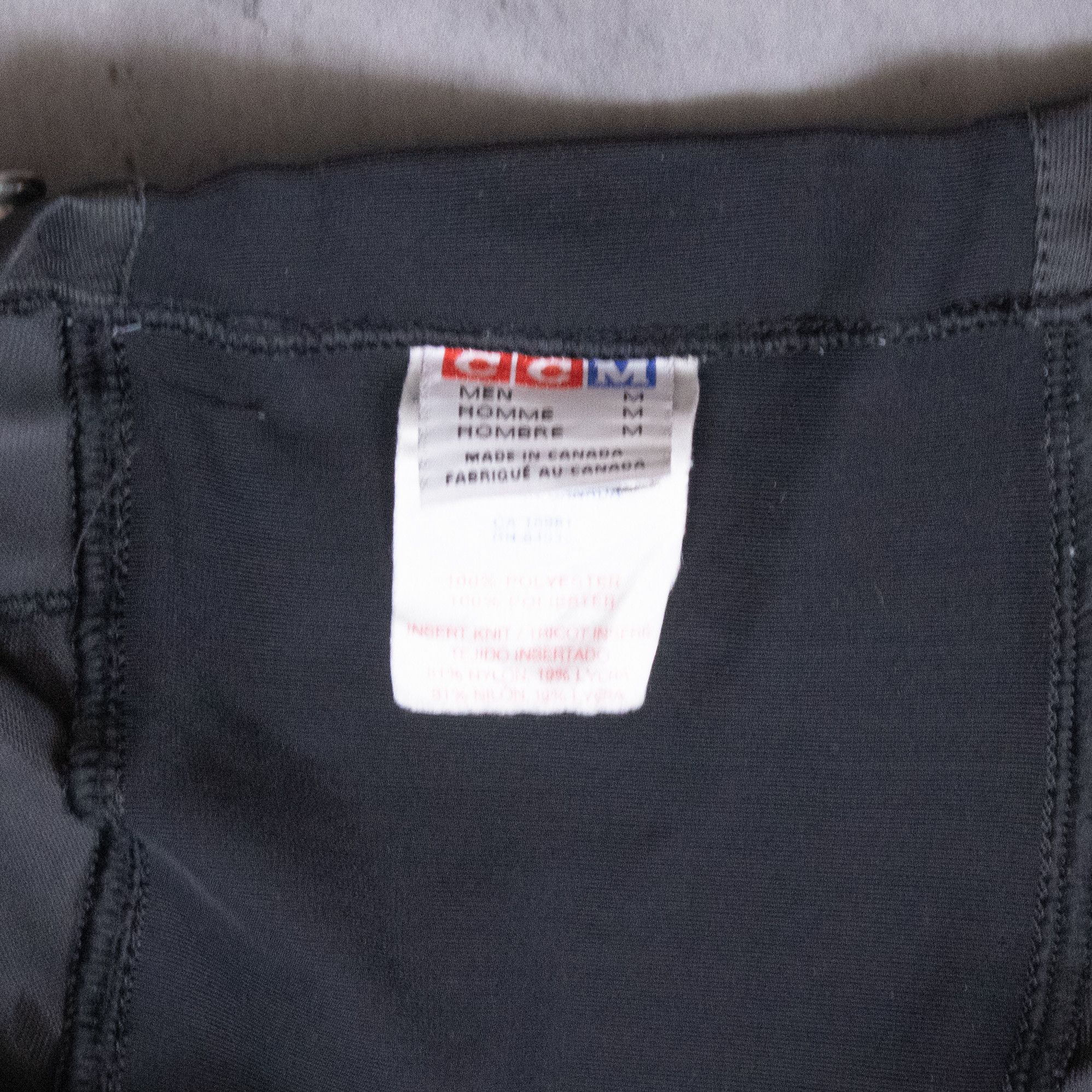 Ccm × Vintage Vintage 1990's CCM Hockey Wide Legged Baggy Fit Black Pant's Size US 36 / EU 52 - 11 Thumbnail