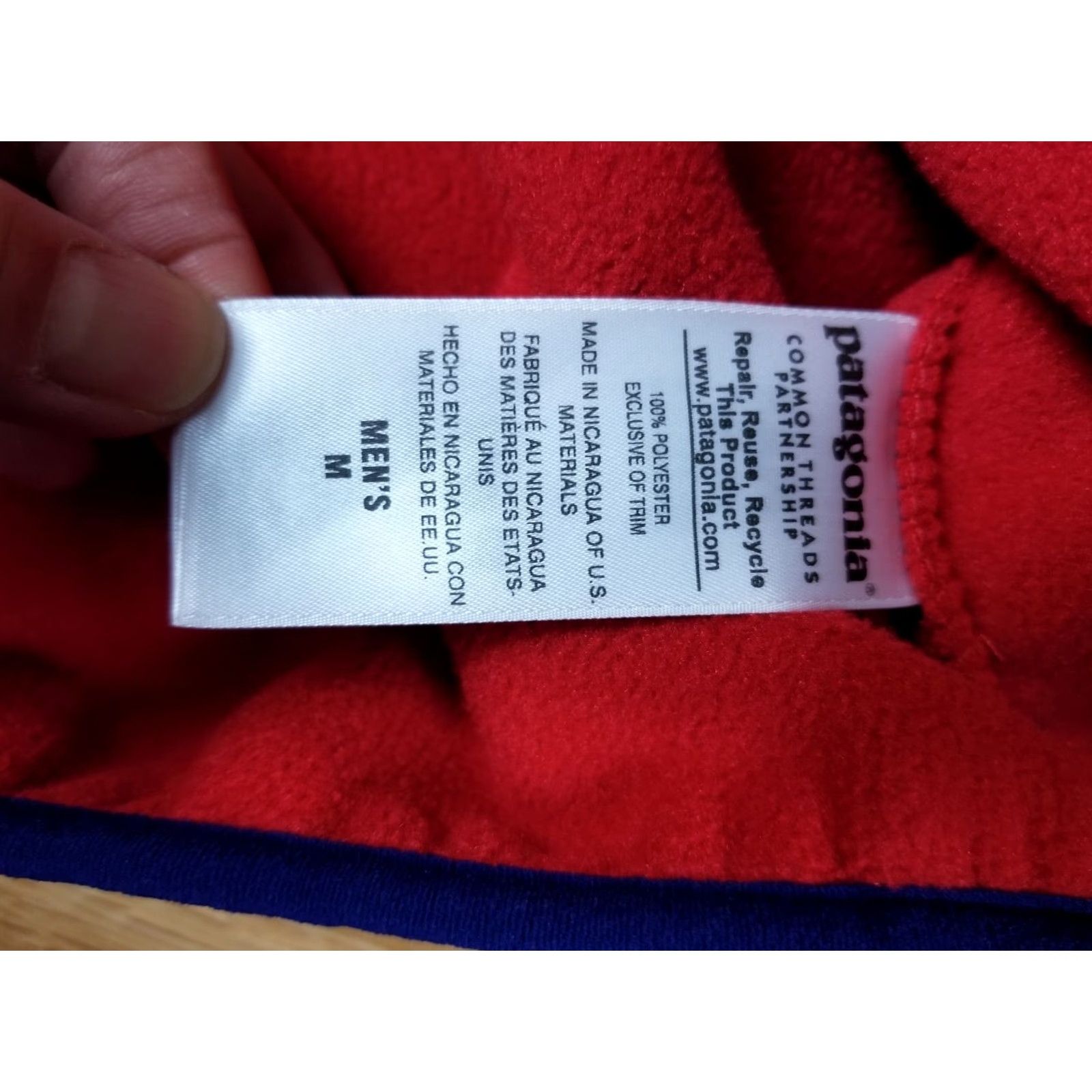 Patagonia VINTAGE Patagonia RED SNAP FLEECE PULLOVER SHIRT Mens Medium Size US M / EU 48-50 / 2 - 7 Thumbnail