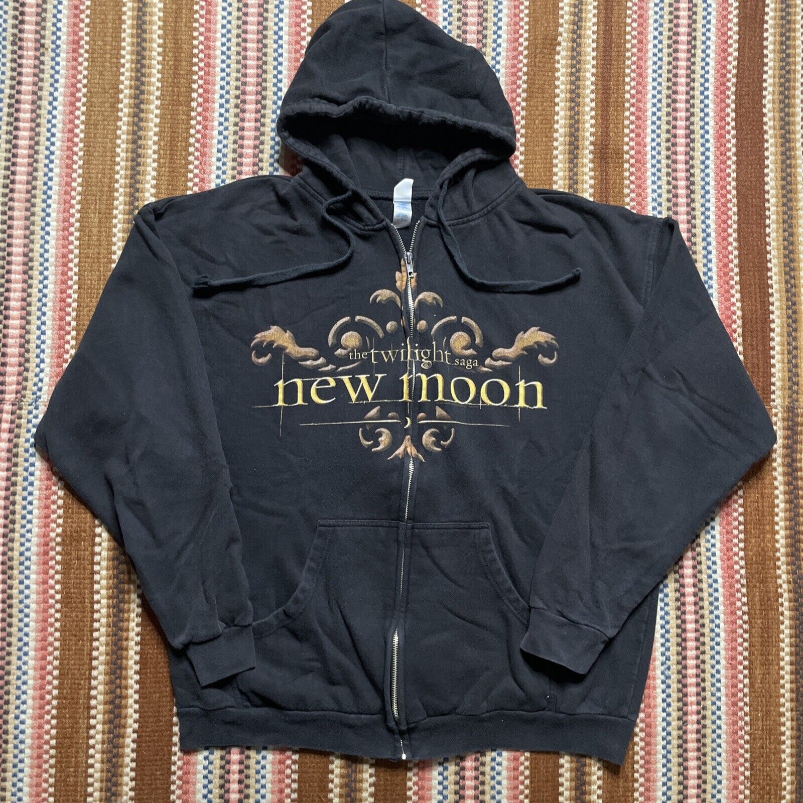 Movie Streetwear Vintage Y2K The Twilight Saga New Moon Show Movie Zip Up Hoodie Grailed