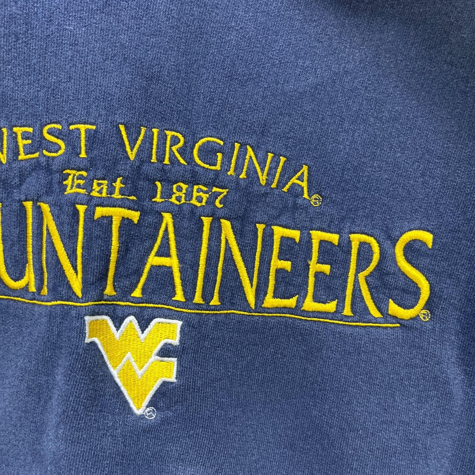 Other Vintage West Virginia Mountaineers Embroidered Sweatshirt XL Size ONE SIZE - 3 Thumbnail
