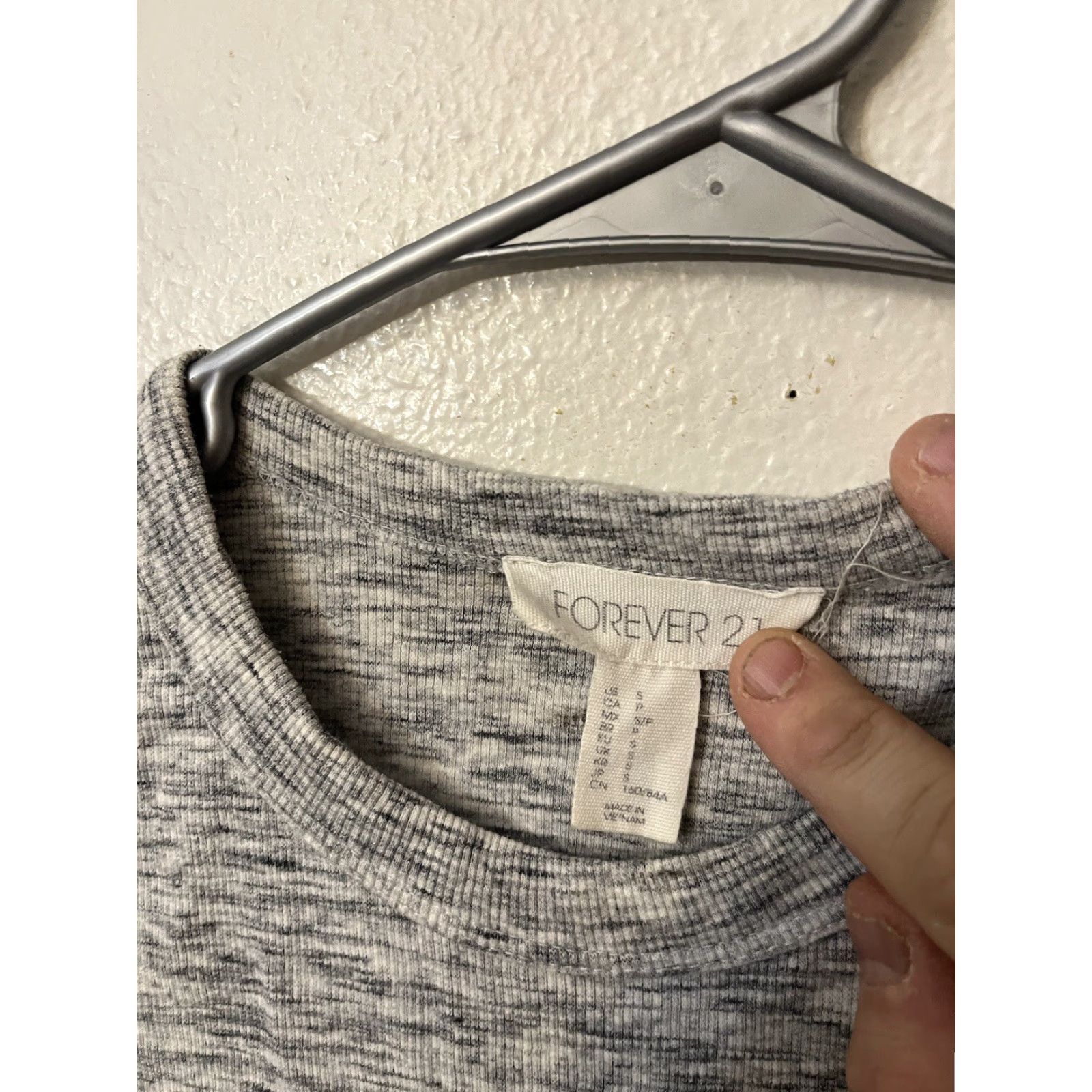 Forever 21 Forever 21 100% Cotton Knit Sleeveless T Shirt Dress Mock Neck Small Gray Women Dress Shift Tank Dress Knitted Casual Sleeveless Gray 100% Cotton Size S / US 4 / IT 40 - 3 Thumbnail