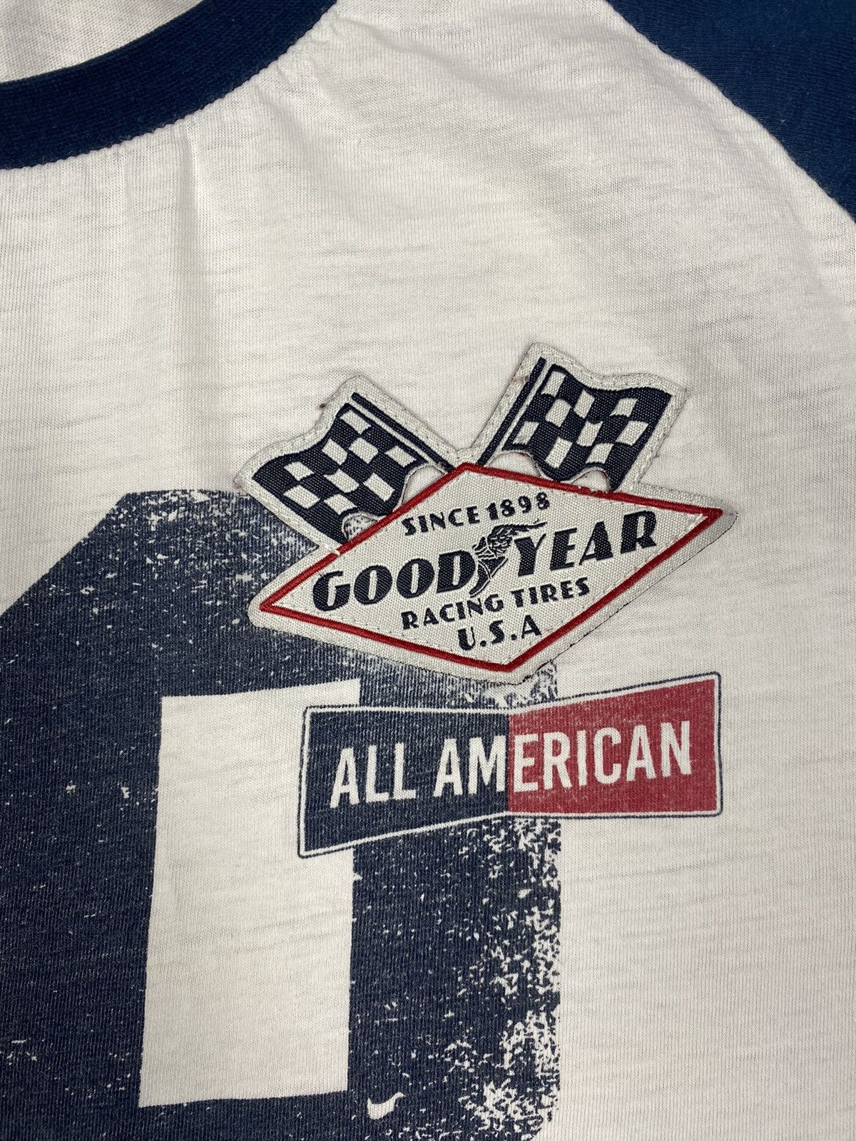 Vintage Vintage Good Year Racing Tires USA Big Logo Tee 90s Size US XXL / EU 58 / 5 - 5 Thumbnail