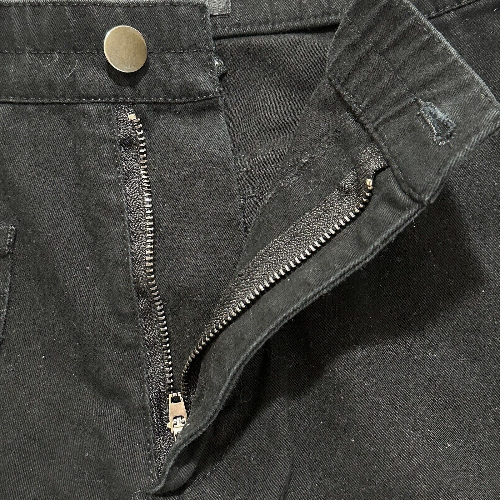 Forever 21 Forever 21 Small (26x30) Chino Pants Black High Rise Pockets Size 26" / US 2 / IT 38 - 4 Thumbnail