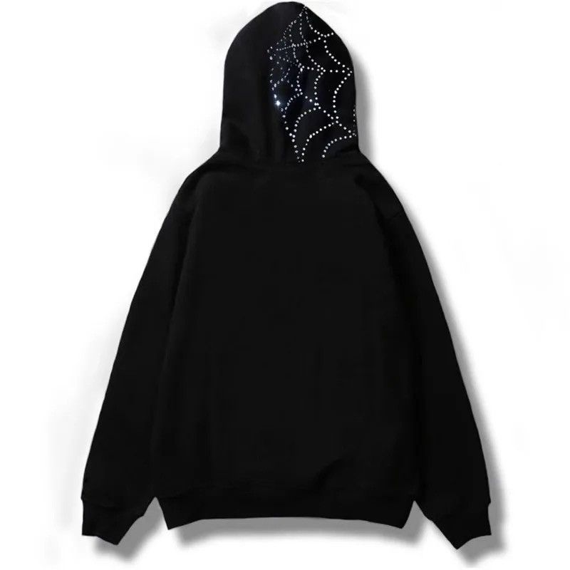 Japanese Brand Rhinestone Teeth Full Zip y2k Hoodie Gothic Style Size US XL / EU 56 / 4 - 6 Thumbnail