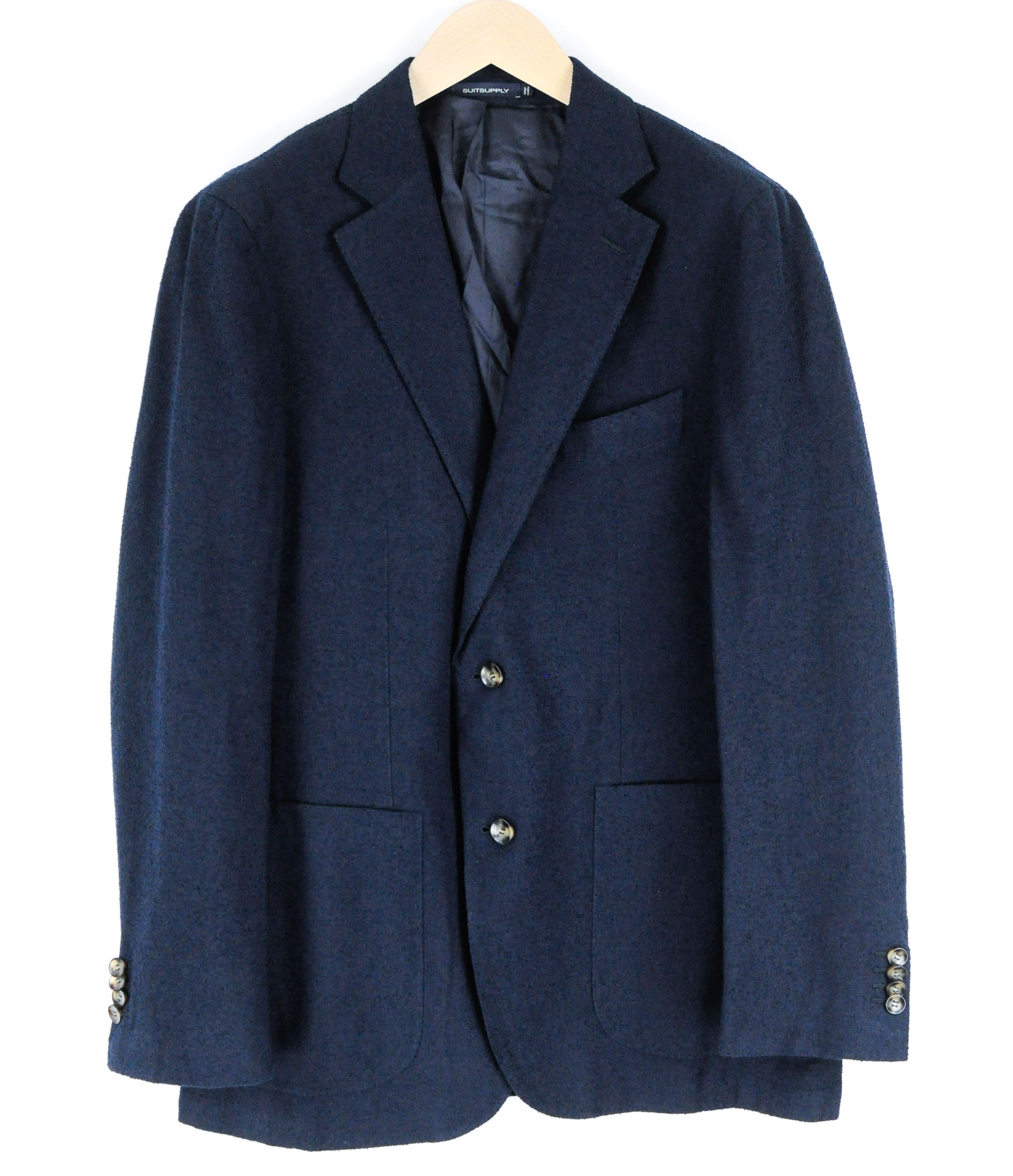 Suitsupply HAVANA PATCH HL UK44R Wool Linen Slim Blazer 55029 Size 44R - 1 Thumbnail