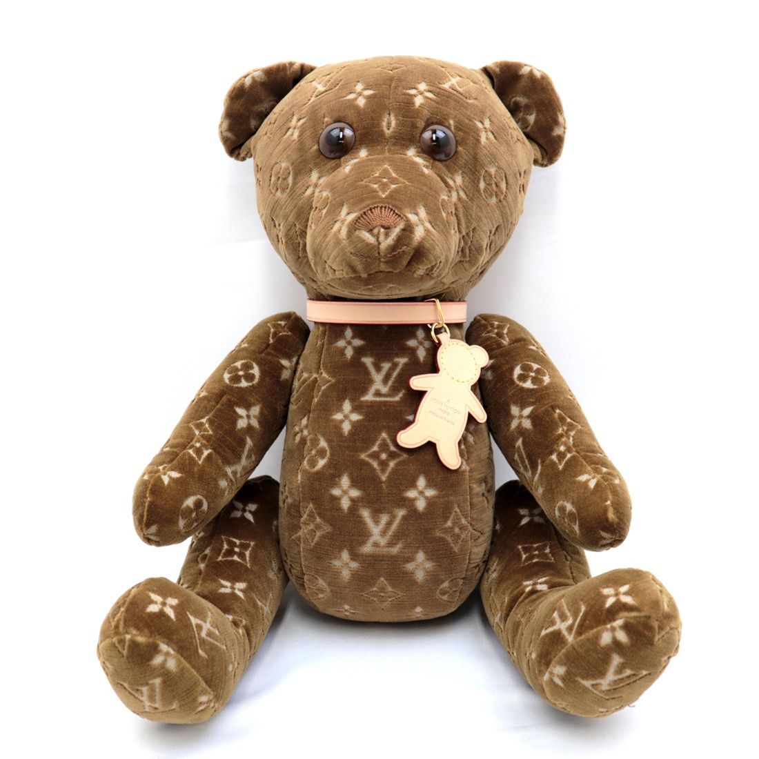 Louis Vuitton Louis Vuitton Monogram Velour Teddy Bear Size ONE SIZE - 1 Thumbnail
