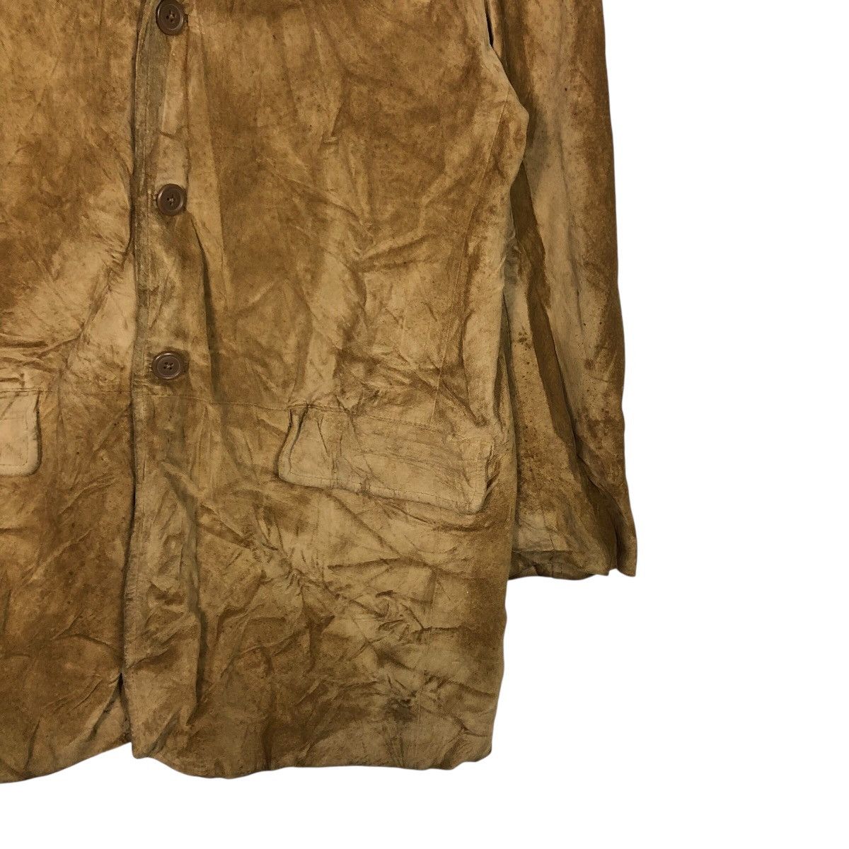 Japanese Brand 📌Vintage Biker Leather Jacket Durante Issey Miyake Size US L / EU 52-54 / 3 - 6 Thumbnail