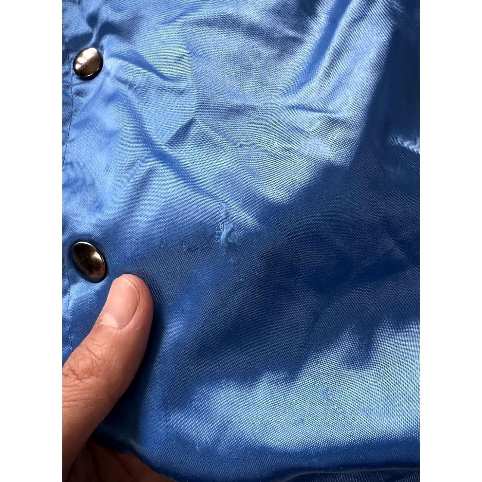 Vintage VINTAGE Capricorn Jacket Mens M Blue Satin Bomber Logo USA 80s Size US M / EU 48-50 / 2 - 3 Thumbnail