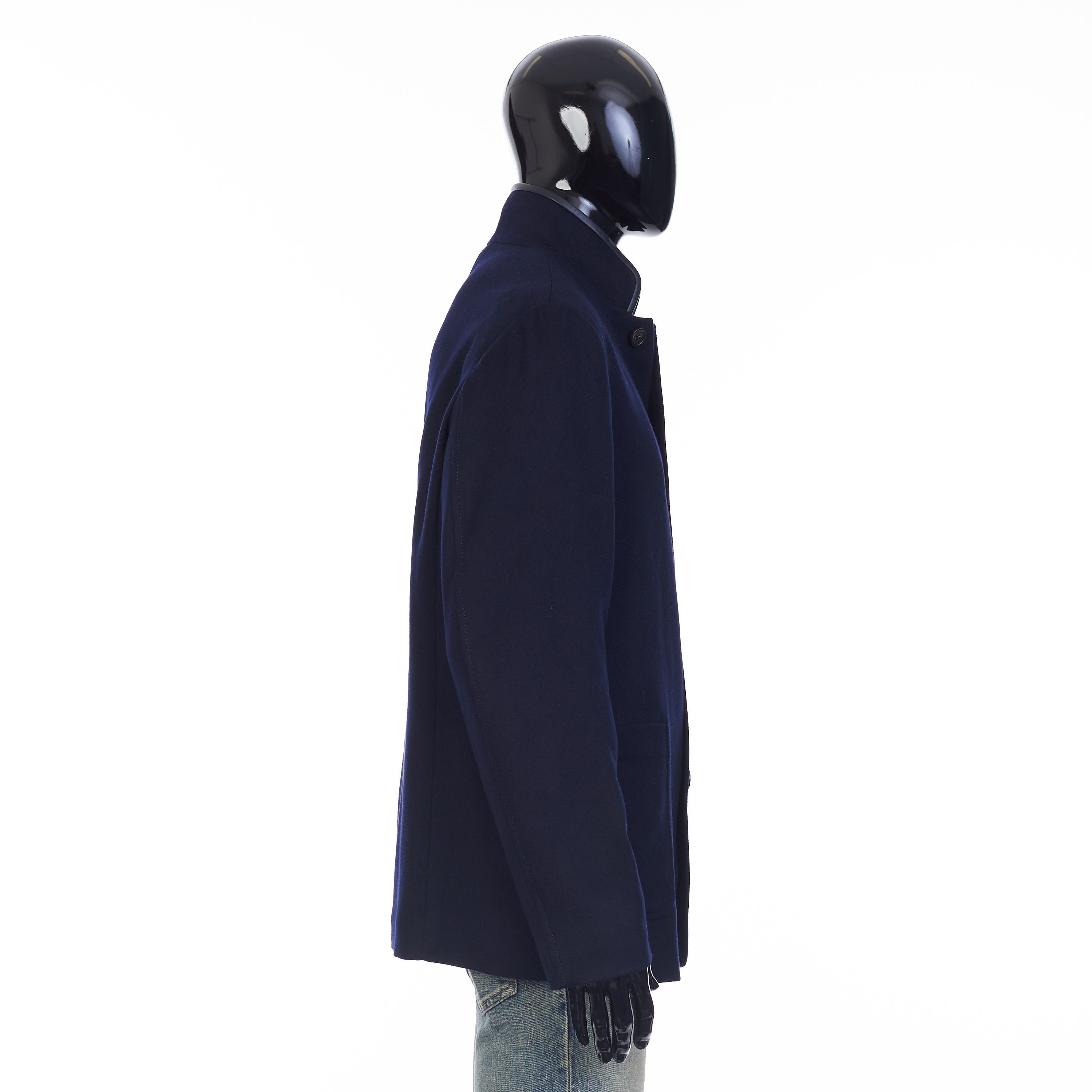 Loro Piana Spagna Jacket In Navy Blue Double Faced Cashmere Size US L / EU 52-54 / 3 - 7 Thumbnail