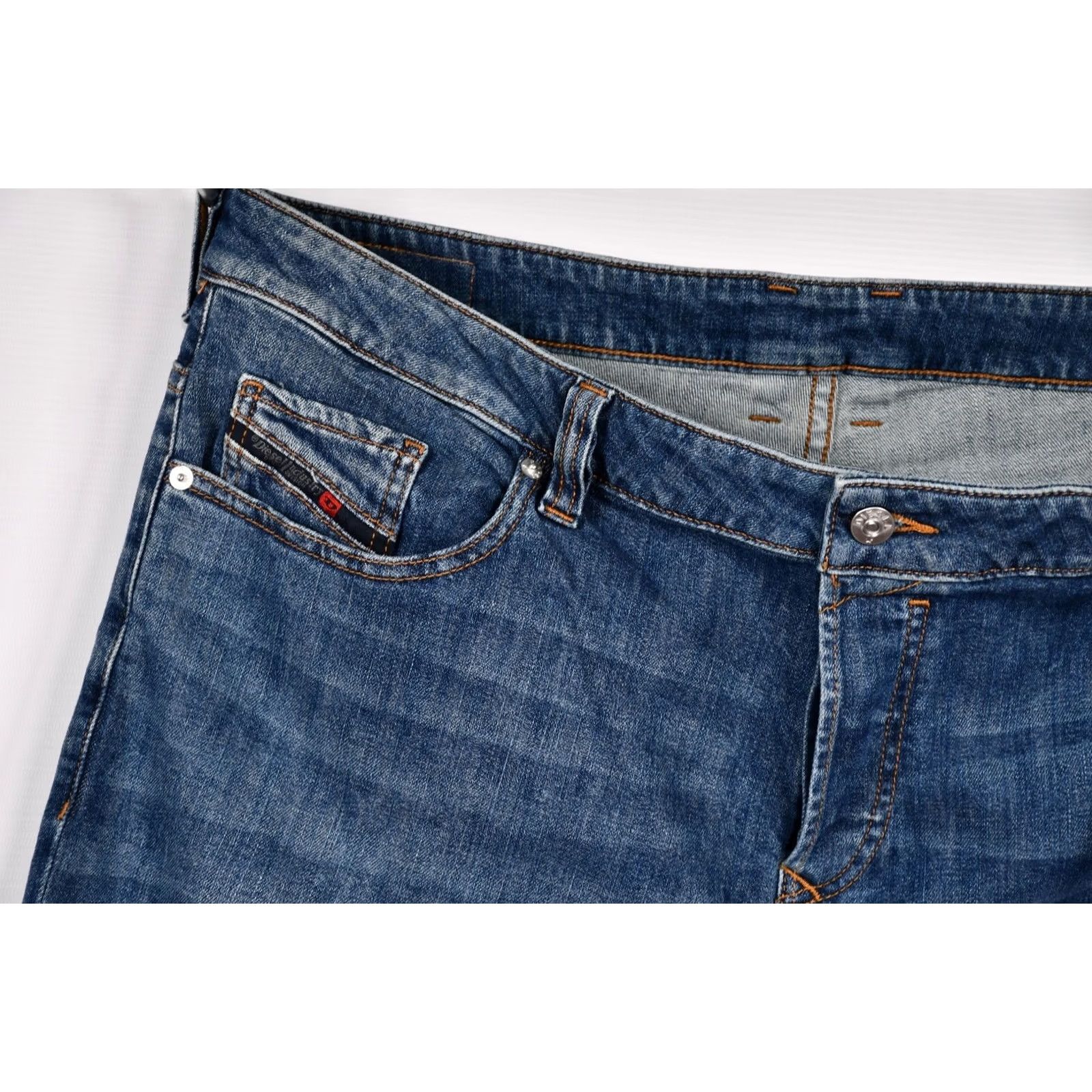 Diesel Diesel SAFADO-X Straight Jeans Men W40/L34 Blue Denim 5-Pocket Stretch 100% Genuine NEW 40x34-34 Inseam SZ W40/L34 Size US 40 / EU 56 - 5 Thumbnail