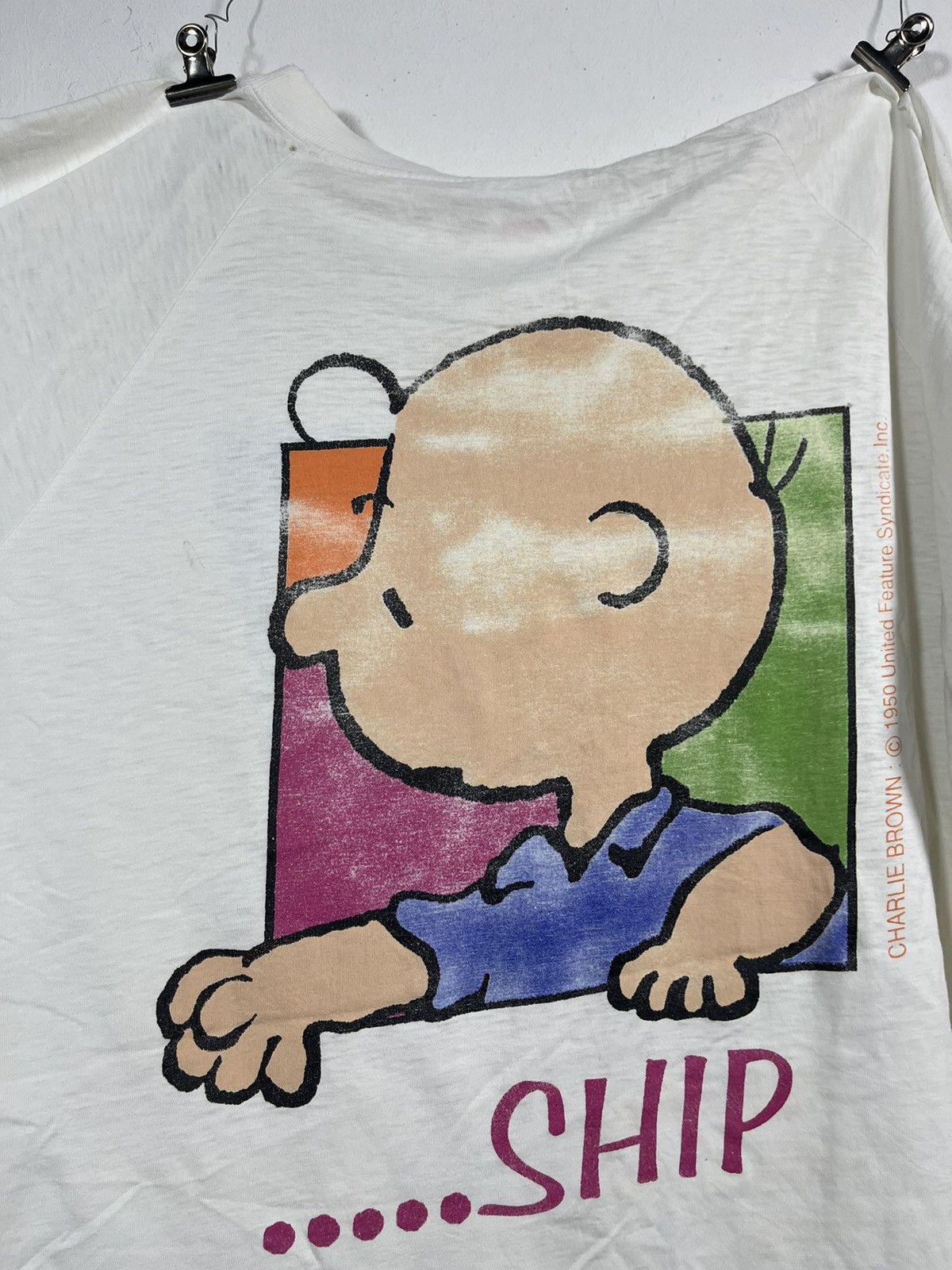 Peanuts Vintage 90s Snoopy Peanuts 1985 Size US L / EU 52-54 / 3 - 7 Thumbnail