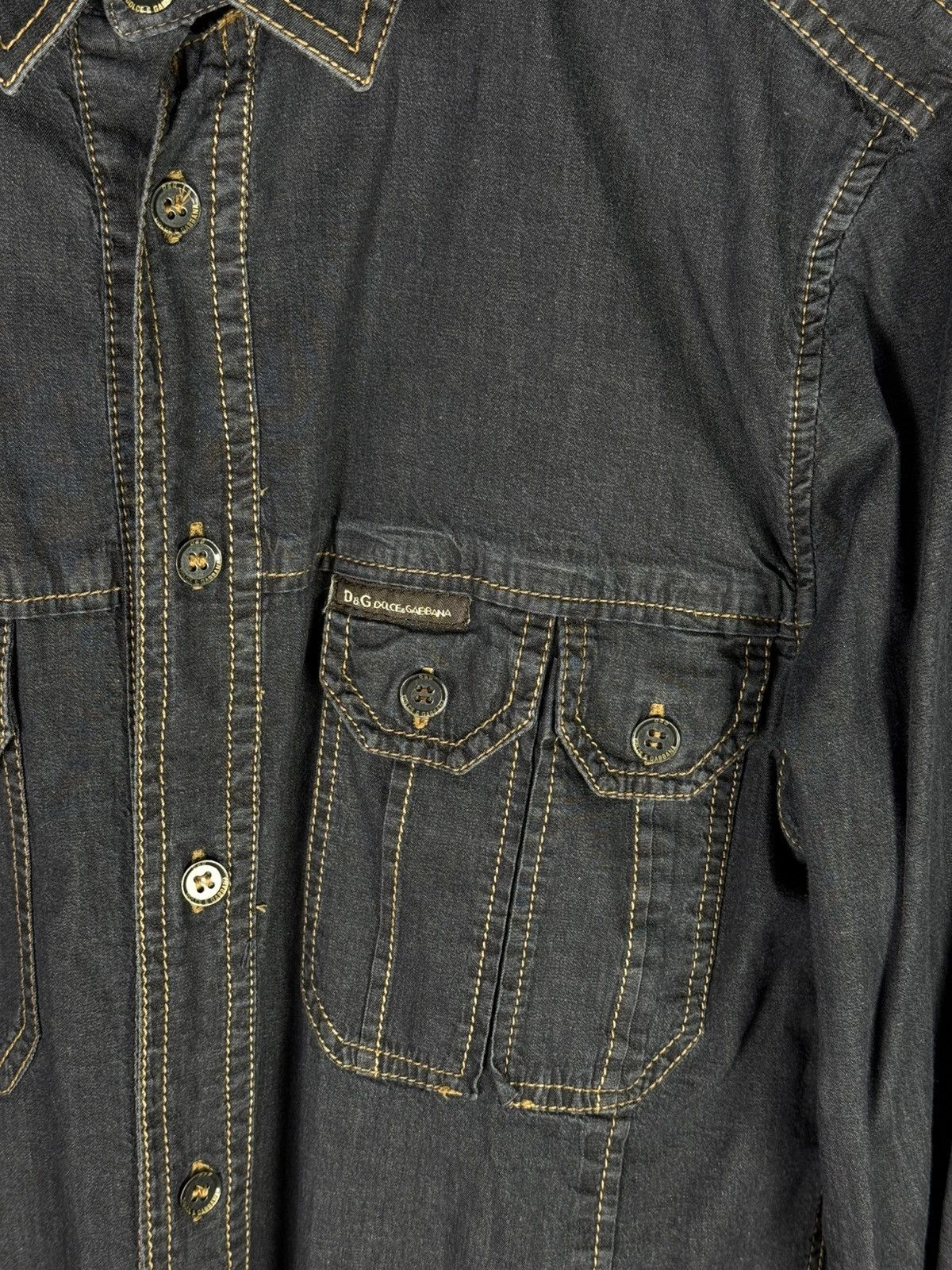 Dolce & Gabbana Dolce & Gabbana Men’s Multipocket Shirt Button Up Size US L / EU 52-54 / 3 - 4 Thumbnail