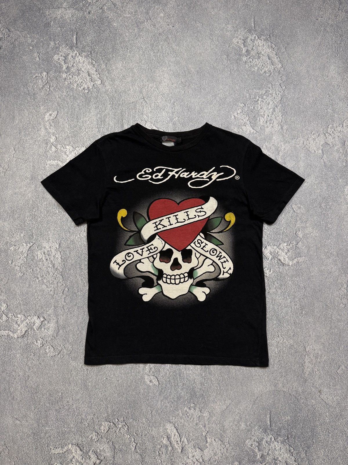 Ed Hardy Vintage Y2K Ed Hardy Tee Size US S / EU 44-46 / 1 - 1 Thumbnail