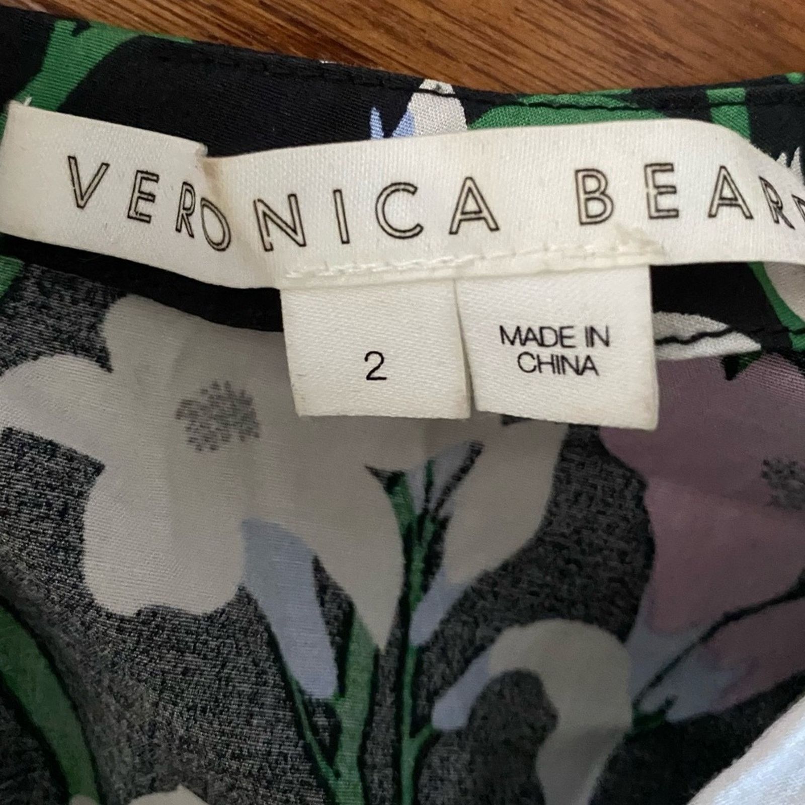 Veronica Beard Veronica Beard $495 Janis Floral Ruched Mini Dress Black 2 Size XS / US 0-2 / IT 36-38 - 4 Thumbnail