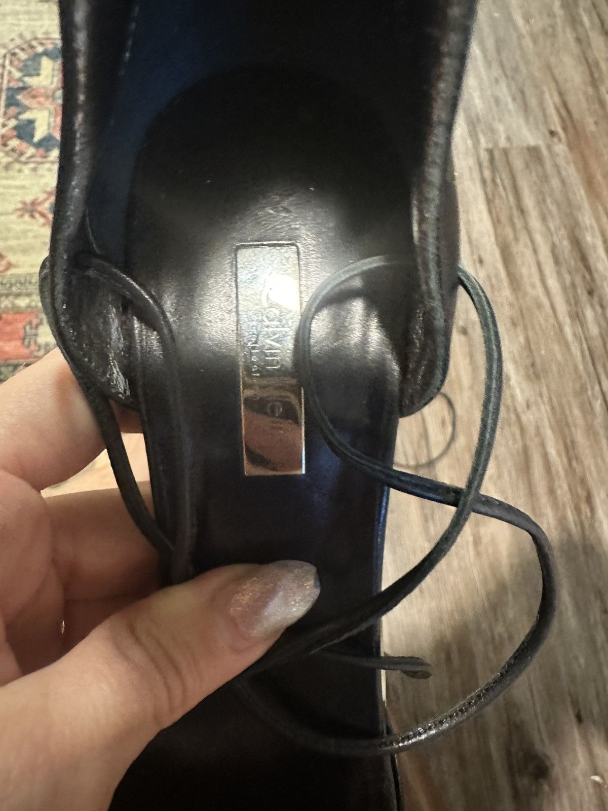 Calvin Klein 2007 CALVIN KLEIN COLLECTION HEELS Size US 7.5 / IT 37.5 - 7 Thumbnail