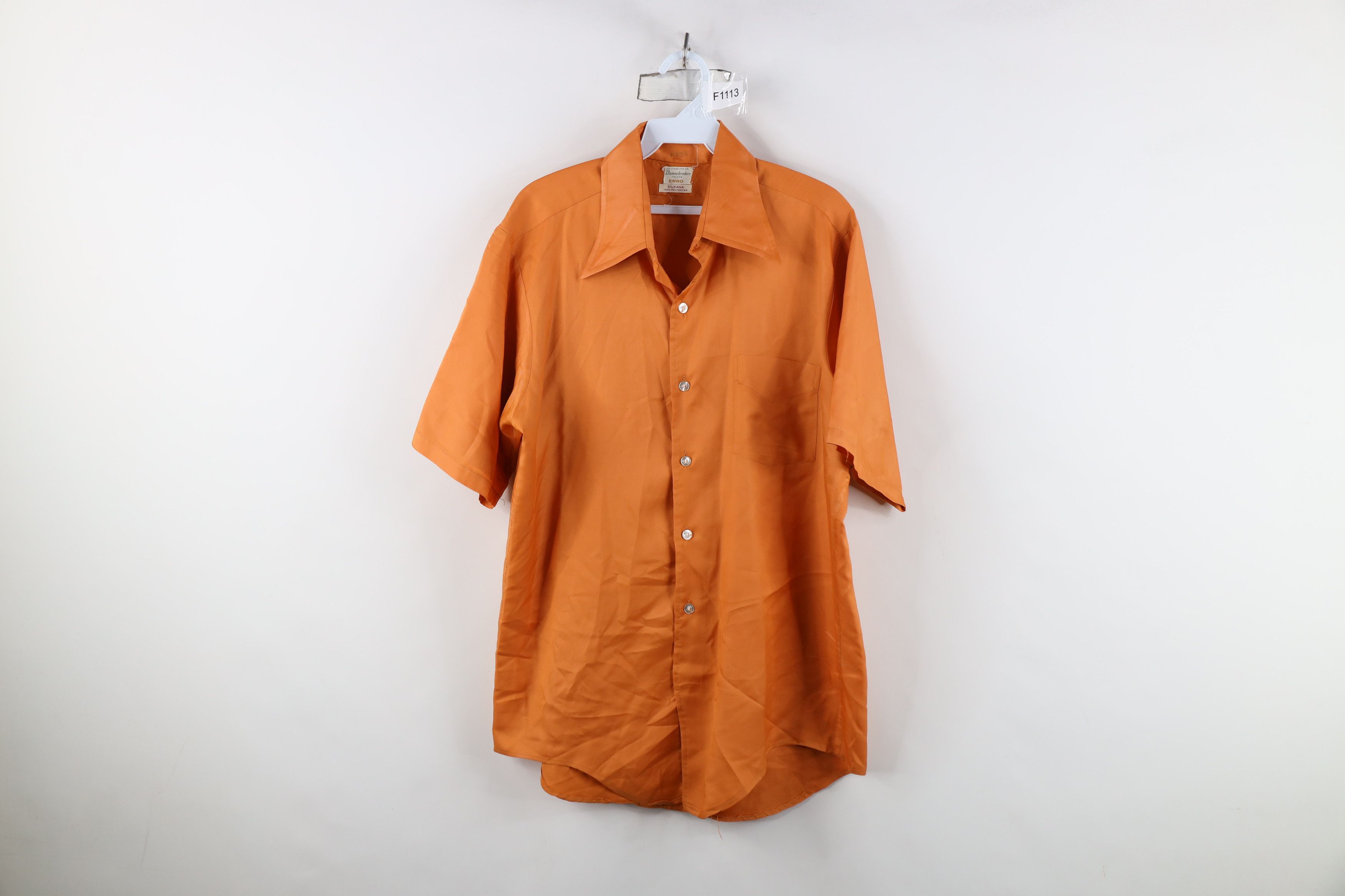 Vintage Vintage 60s 70s Short Sleeve Collared Button Shirt USA Size US M / EU 48-50 / 2 - 1 Thumbnail