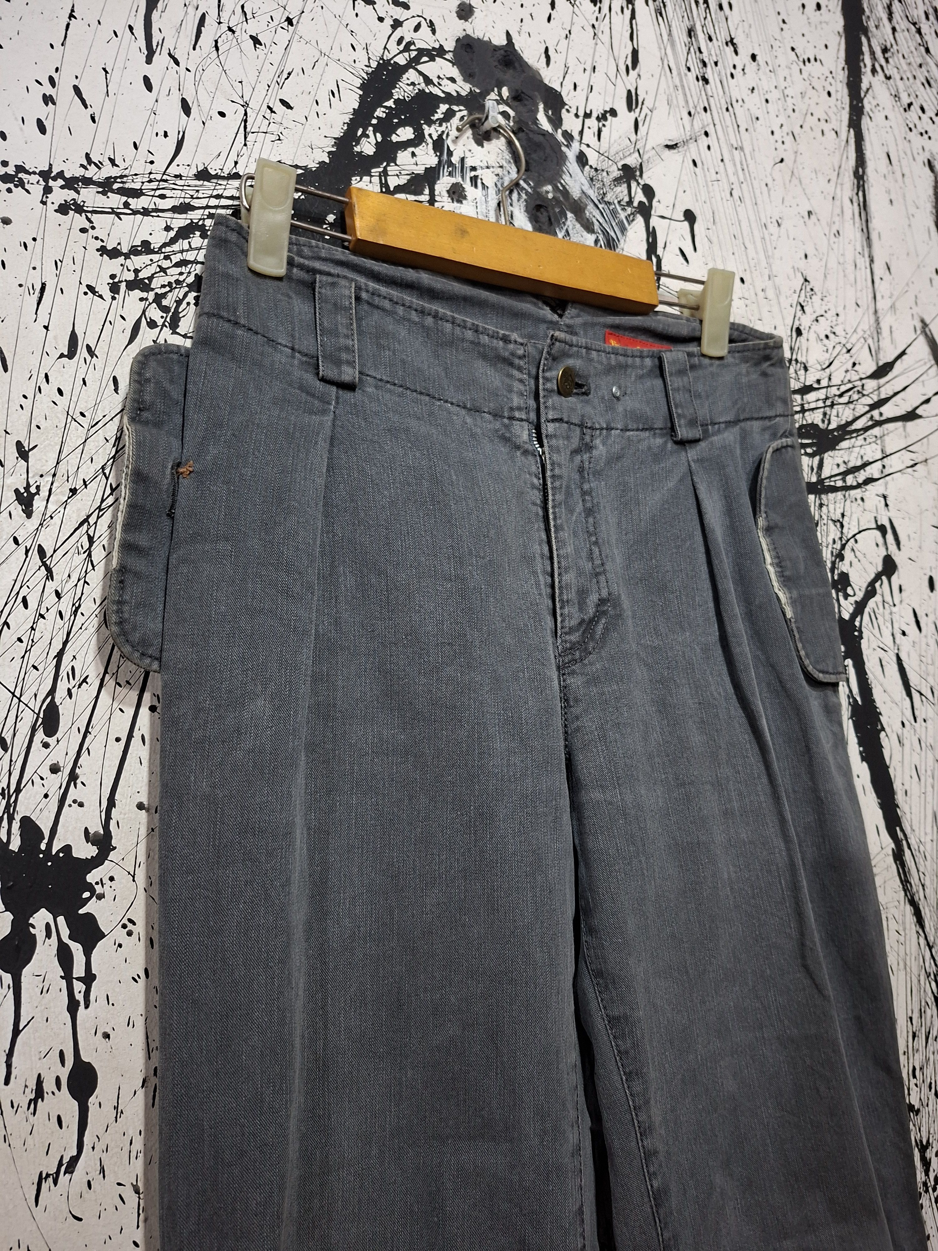 Vivienne Westwood VIVIENNE WESTWOOD RED LABEL SS 2007 WIDE-LEG PANTS Size 30" / US 8 / IT 44 - 2 Thumbnail