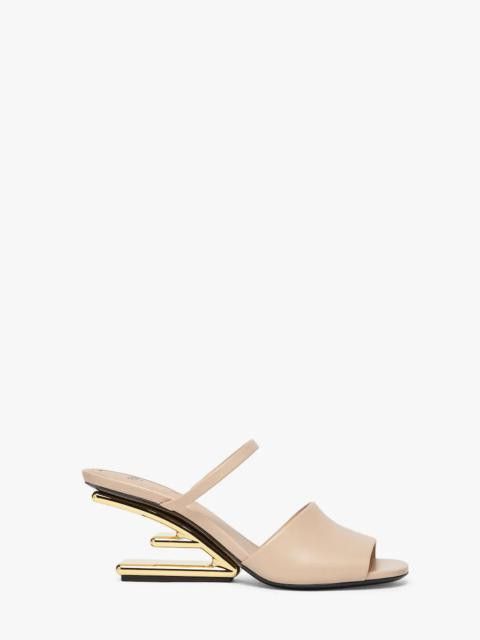 Fendi o1w1db10325 8R8331 Sandals in Beige Size US 8 / IT 38 - 1 Thumbnail