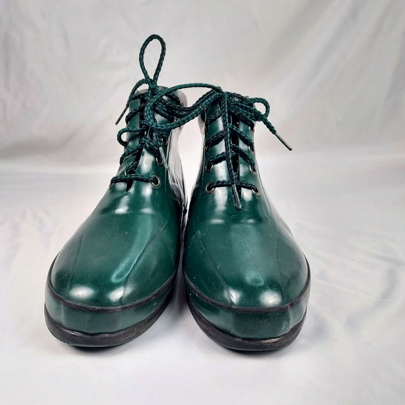 Eddie Bauer Eddie Bauer Mens 9 Green Rubber Rain Boots Lace Up Waterproof Winter M Width Outdoor Boots Size US 9 / EU 42 - 7 Thumbnail