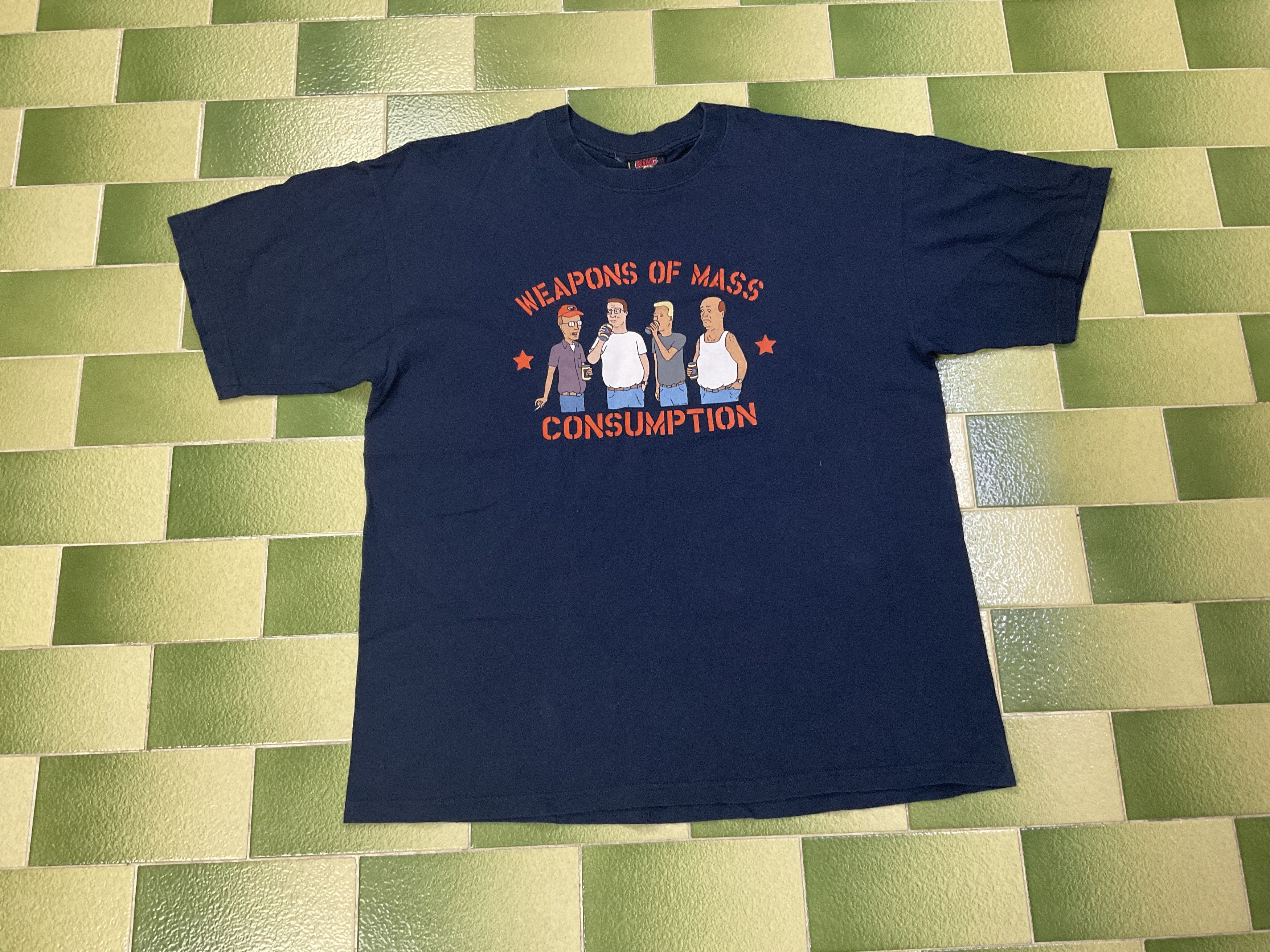 Cartoon Network Vintage 2005 King of the Hill Weapons Mass Consumption Tee Size US XL / EU 56 / 4 - 1 Thumbnail