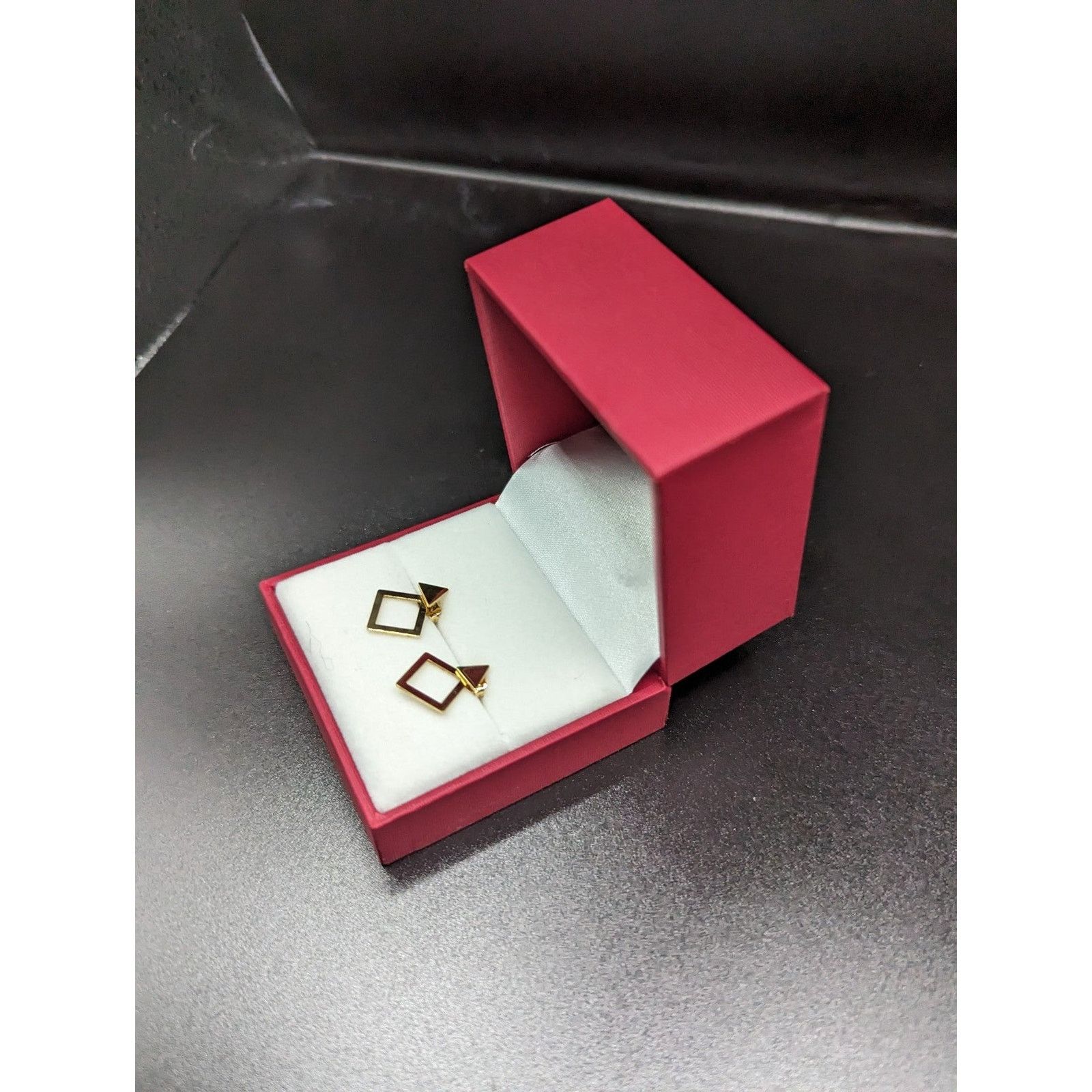 Other 18k Gold Geometric Stud Transformer Earrings Gold NWT Size ONE SIZE - 6 Thumbnail