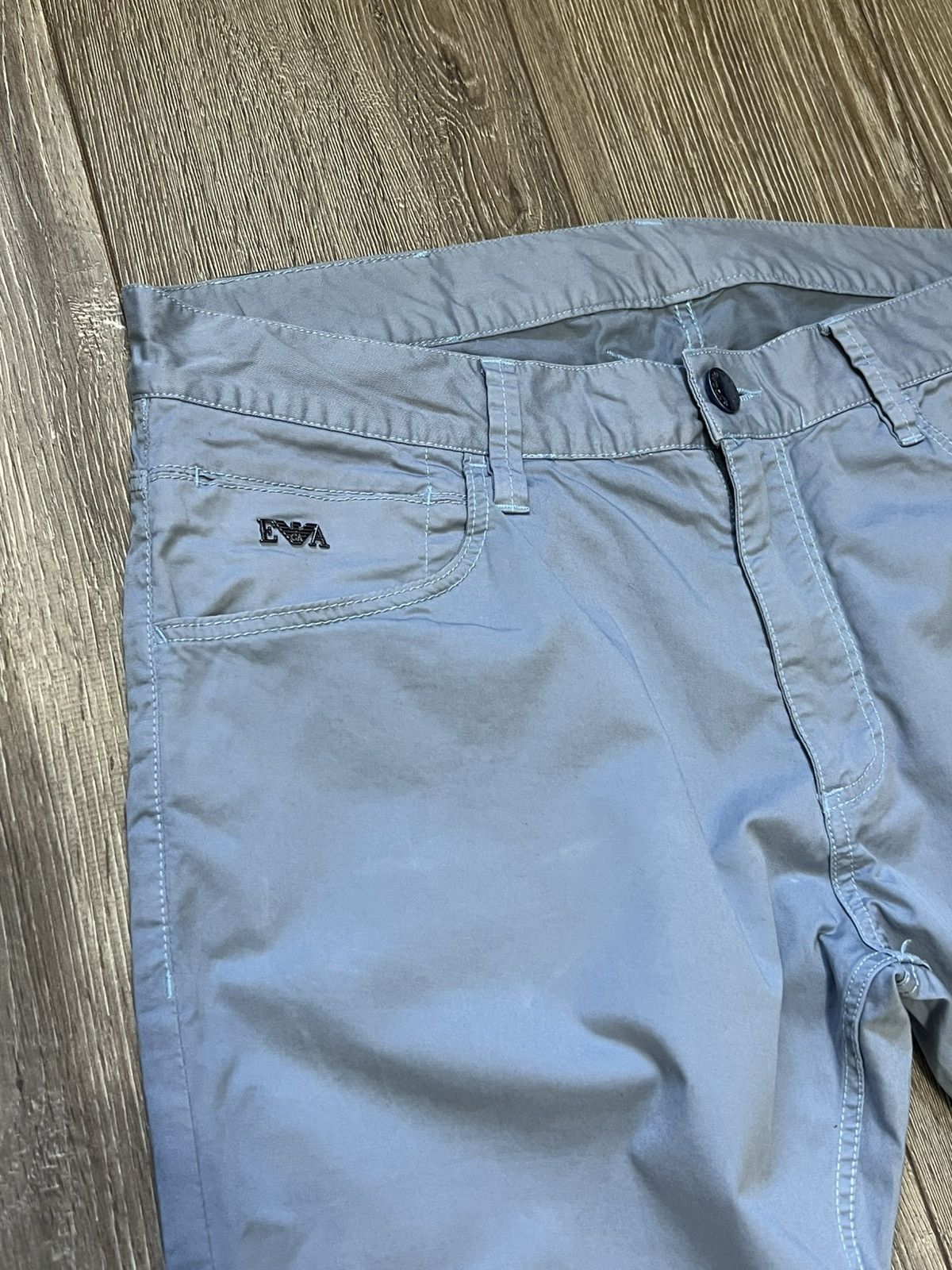 Armani Armani Jeans Men’s Light Wash Size US 33 - 5 Thumbnail