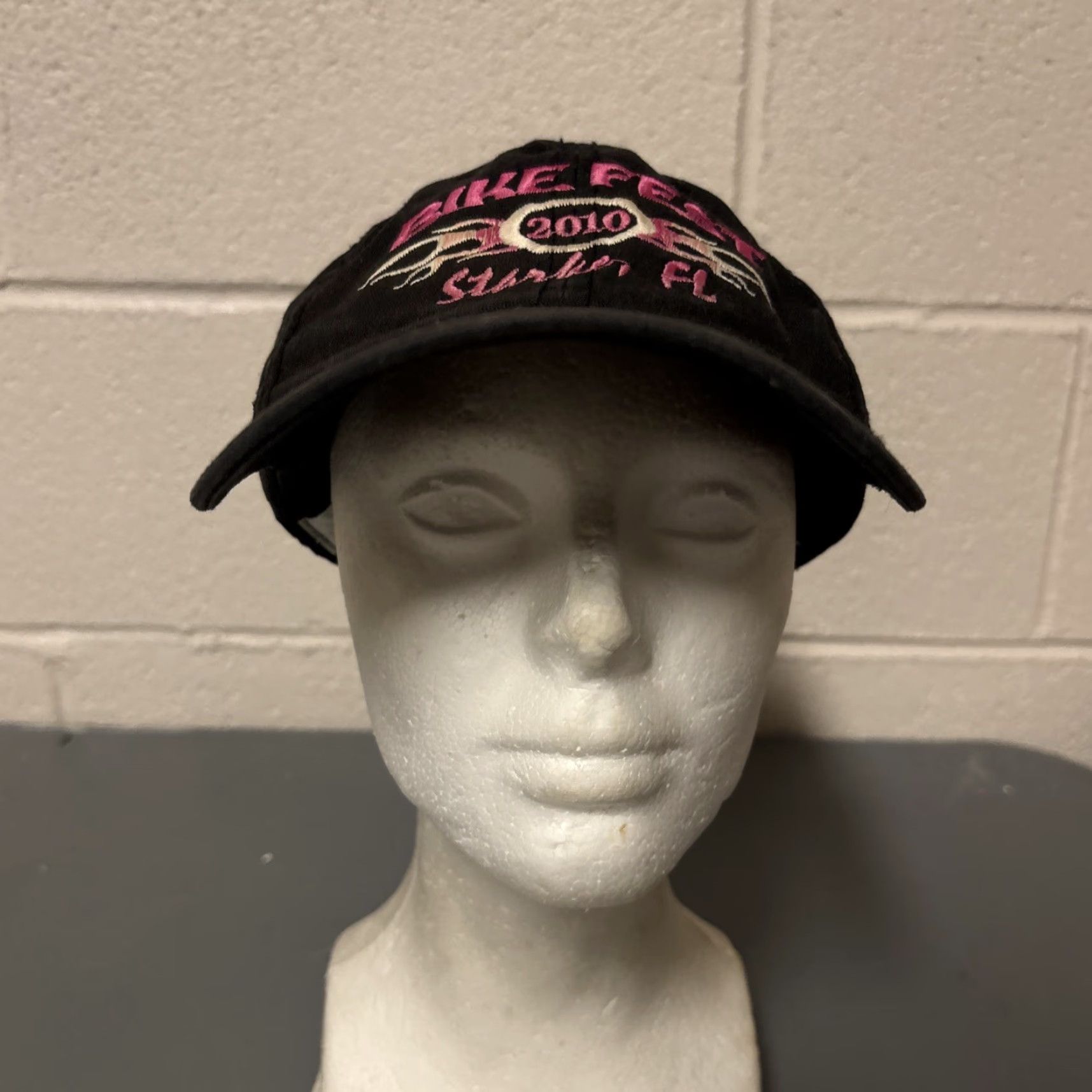 Vintage VINTAGE Unbranded Trucker Hat Bikefest Flames Cap USA 2010 Starke Florida OSFA Adjustable Black Cotton Men Cap Size ONE SIZE - 2 Thumbnail