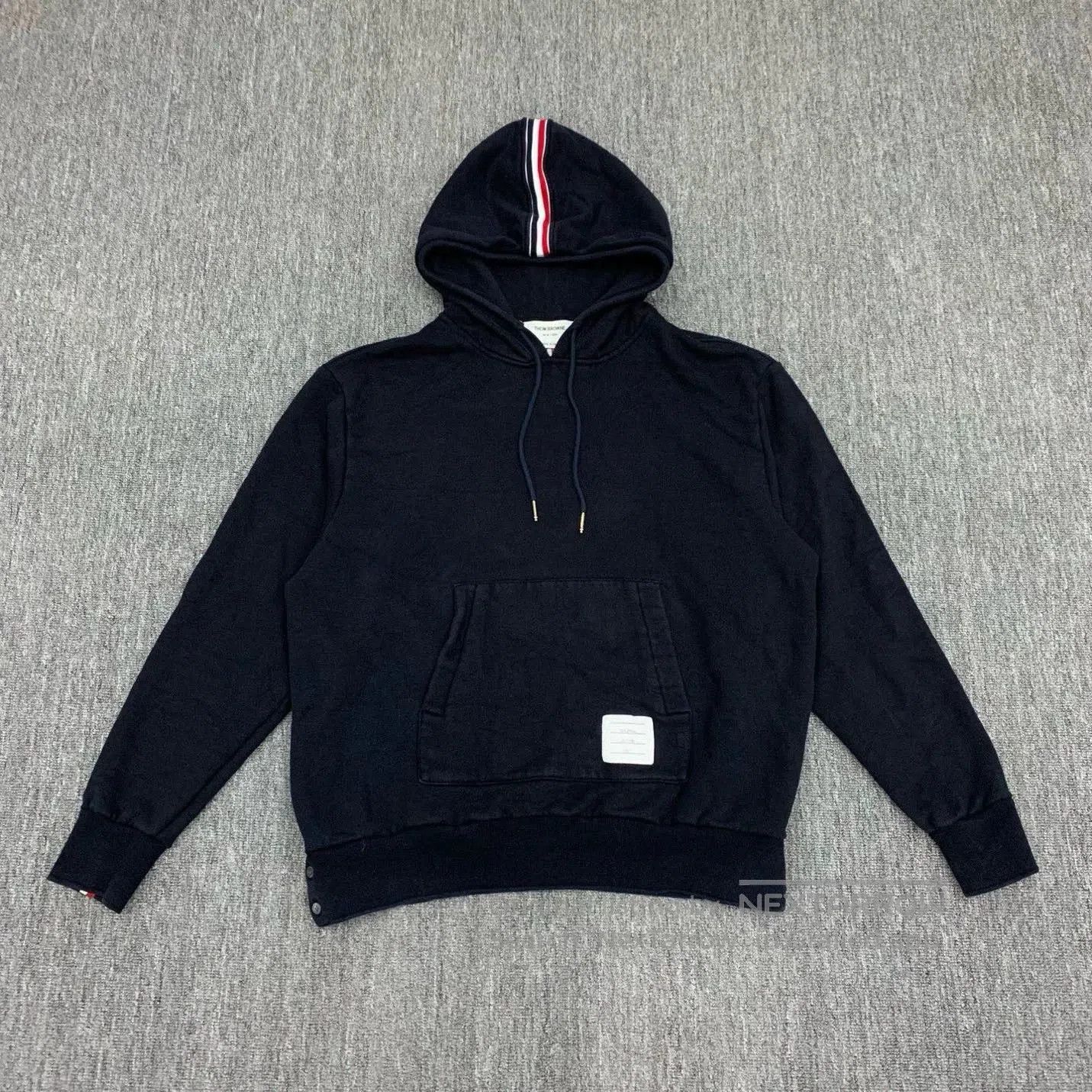 Thom Browne thom browne navy striped hoodie sweatshirt. Size US L / EU 52-54 / 3 - 1 Thumbnail