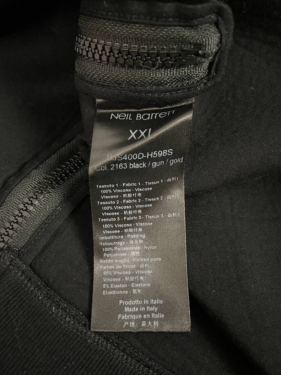 Neil Barrett Neil Barrett Crewneck Sweatshirt Black Size US XXL / EU 58 / 5 - 14 Thumbnail