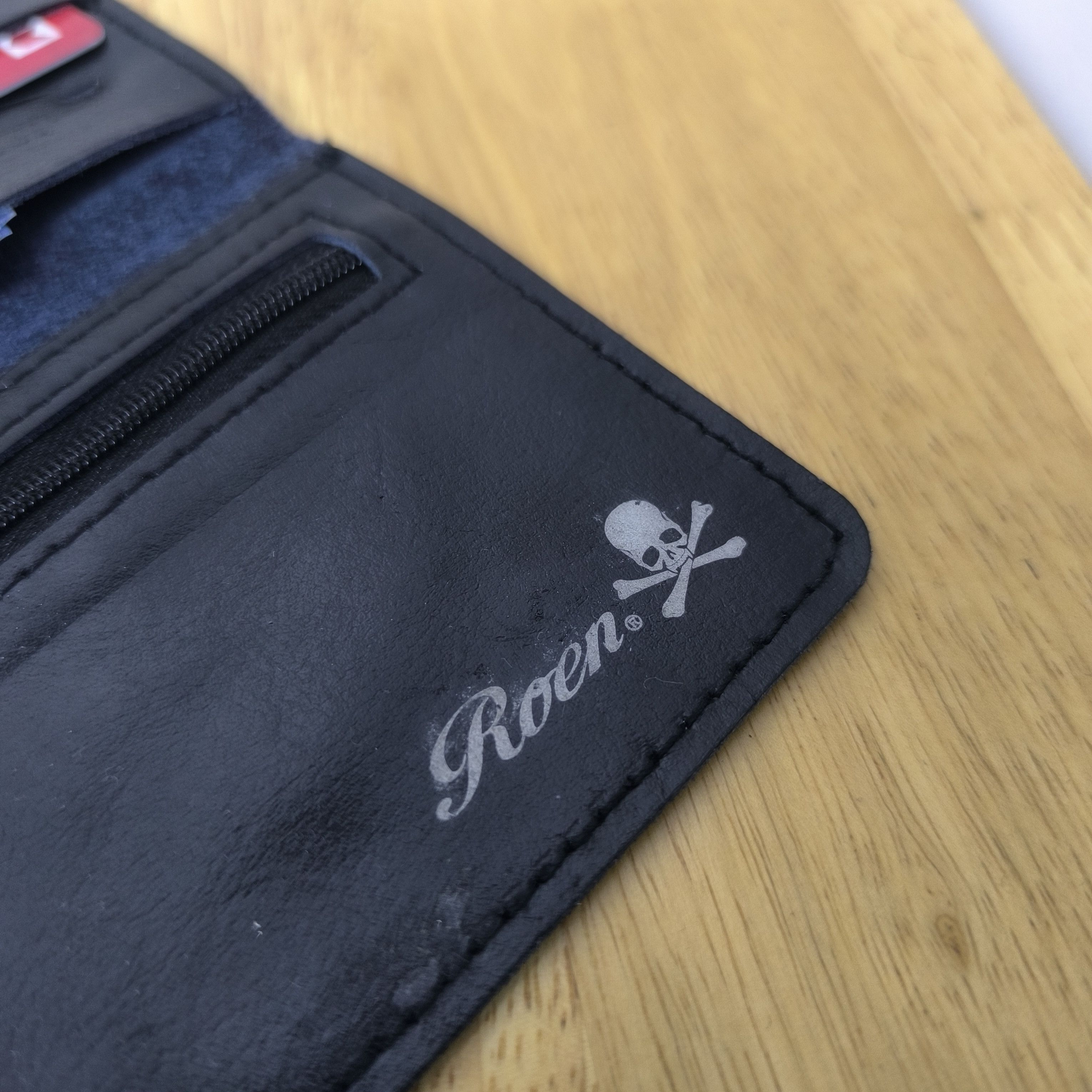 Roen ☠️ Roen japan skull punk gothic soft leather long wallet Size ONE SIZE - 3 Thumbnail