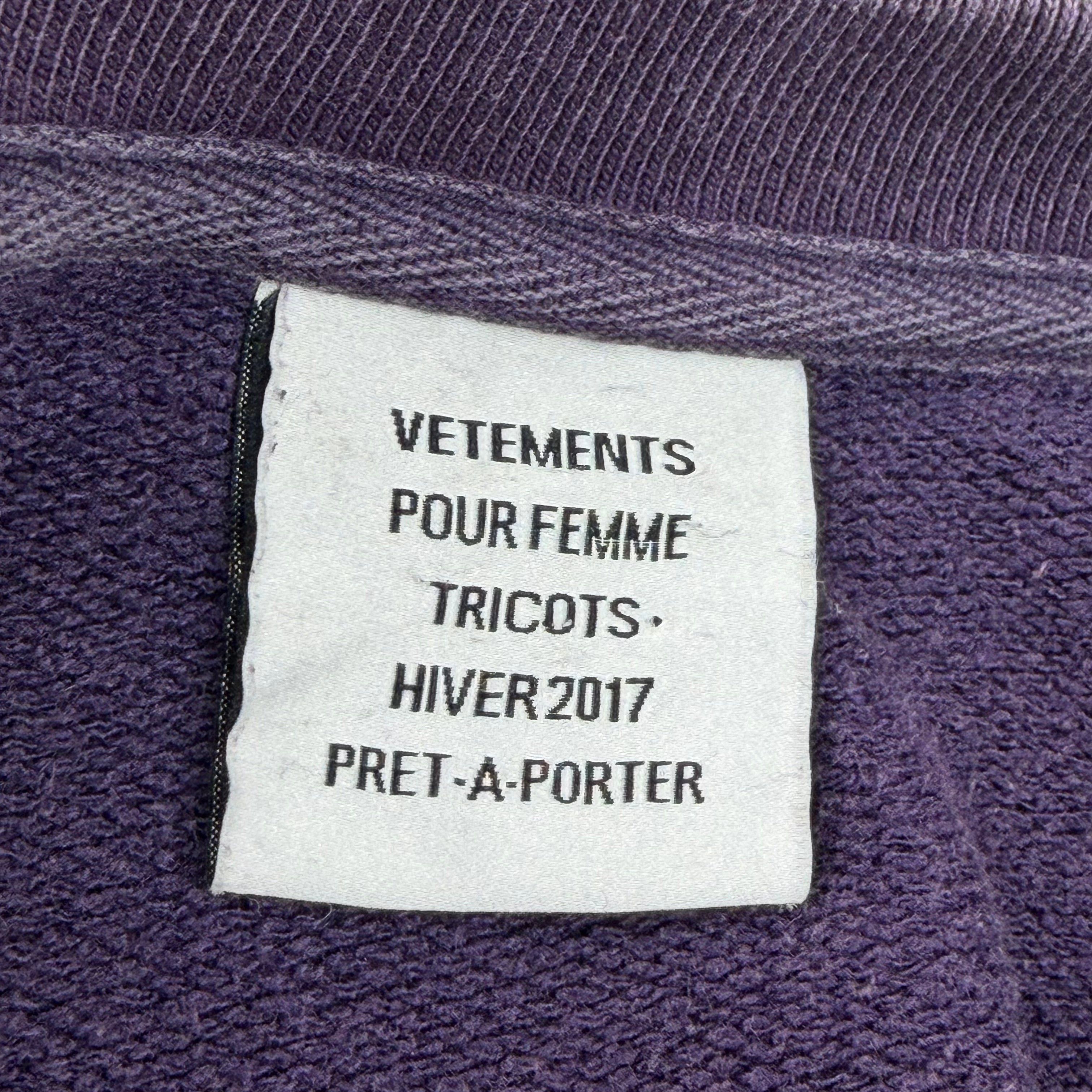 Vetements Vetements "Unskinny" Sweatshirt M Size US M / EU 48-50 / 2 - 6 Thumbnail
