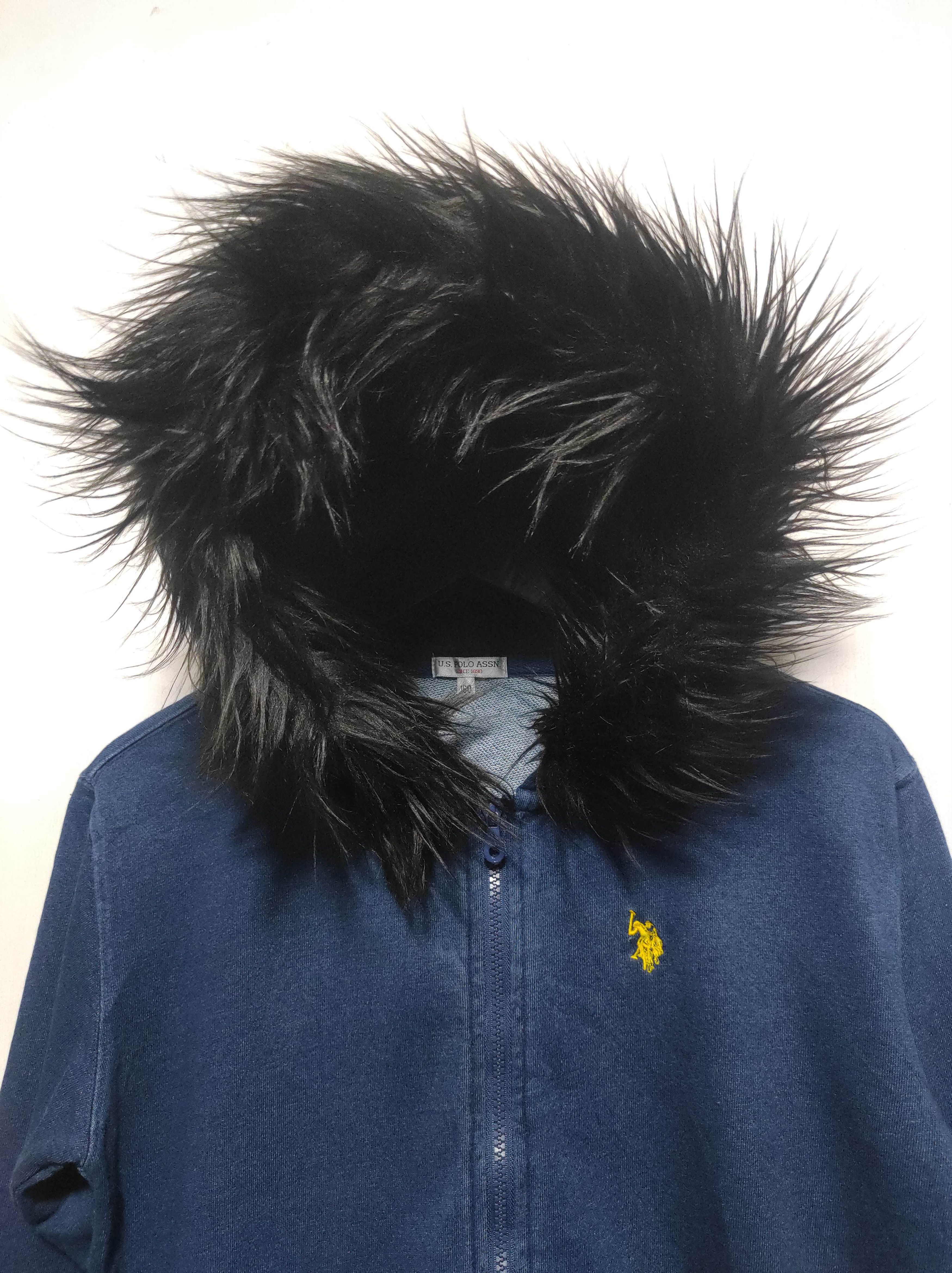 If Six Was Nine U.S. Polo Assn. Zipper Fur Denim Hoodie i6w9 LGB style Size US S / EU 44-46 / 1 - 3 Thumbnail
