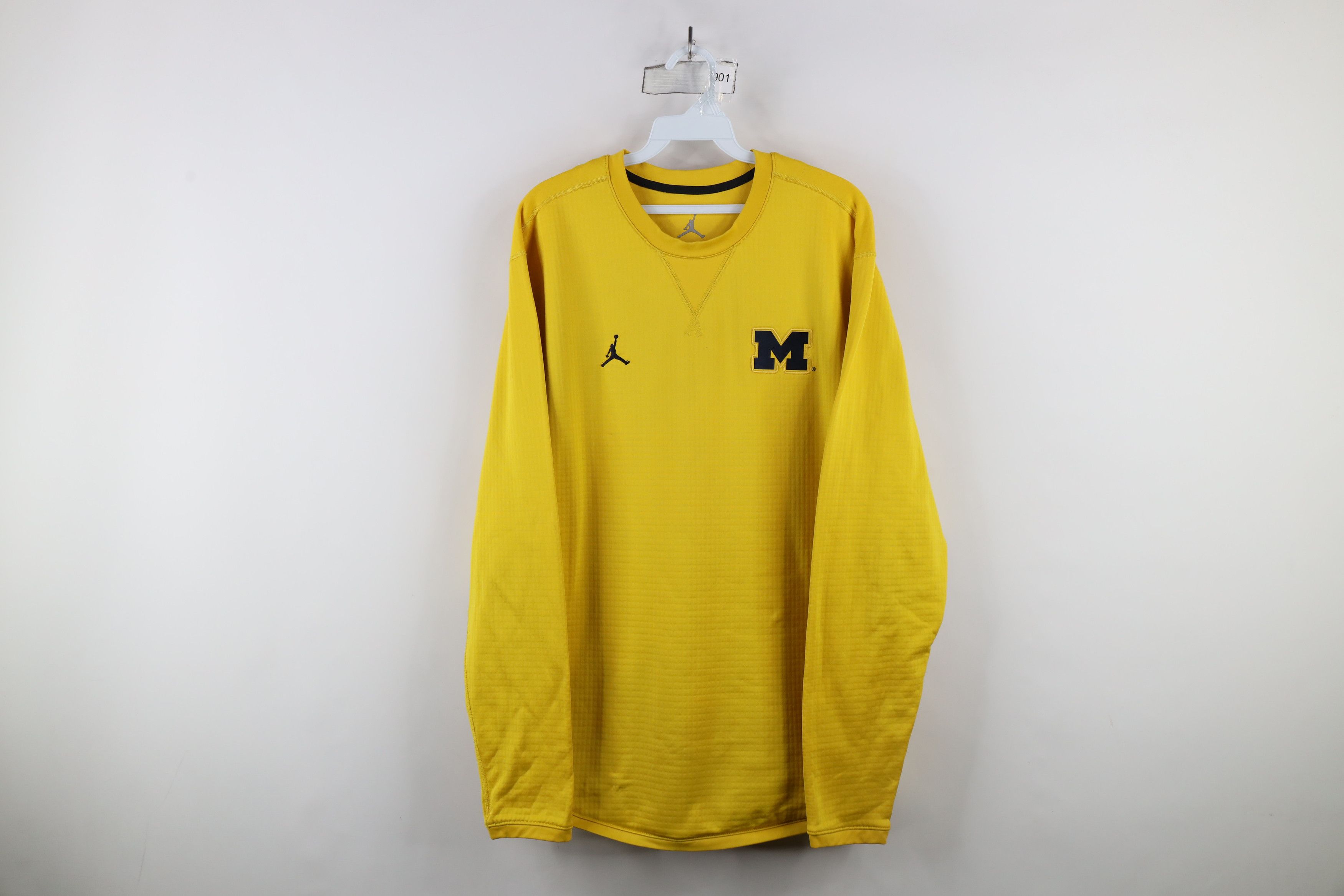 Nike × Vintage Nike Air Jordan Lined University of Michigan Sweatshirt Size US L / EU 52-54 / 3 - 1 Thumbnail