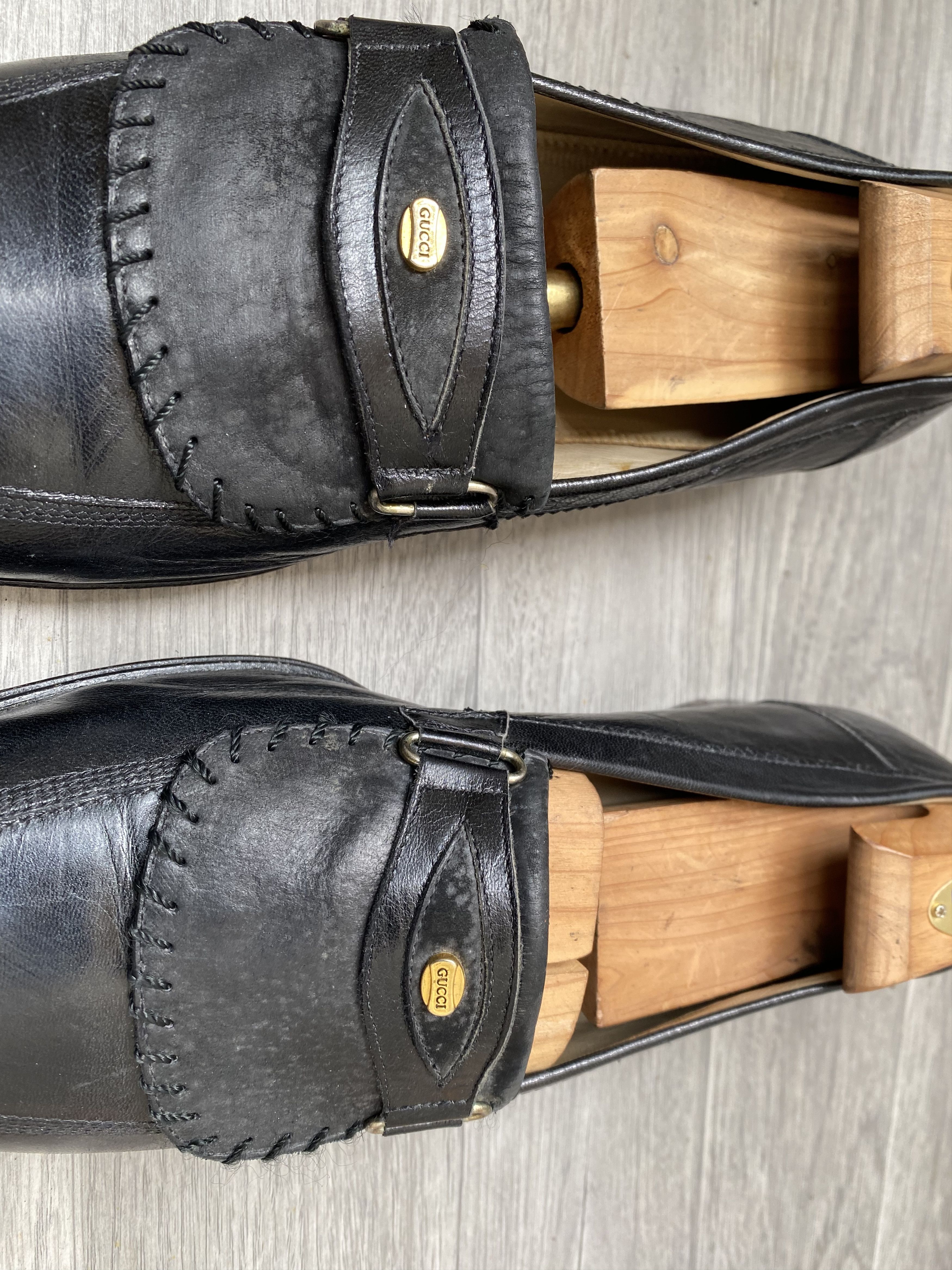 Gucci Gucci tomford era black leather slip on penny loafer uk 9s Size US 10 / EU 43 - 4 Thumbnail