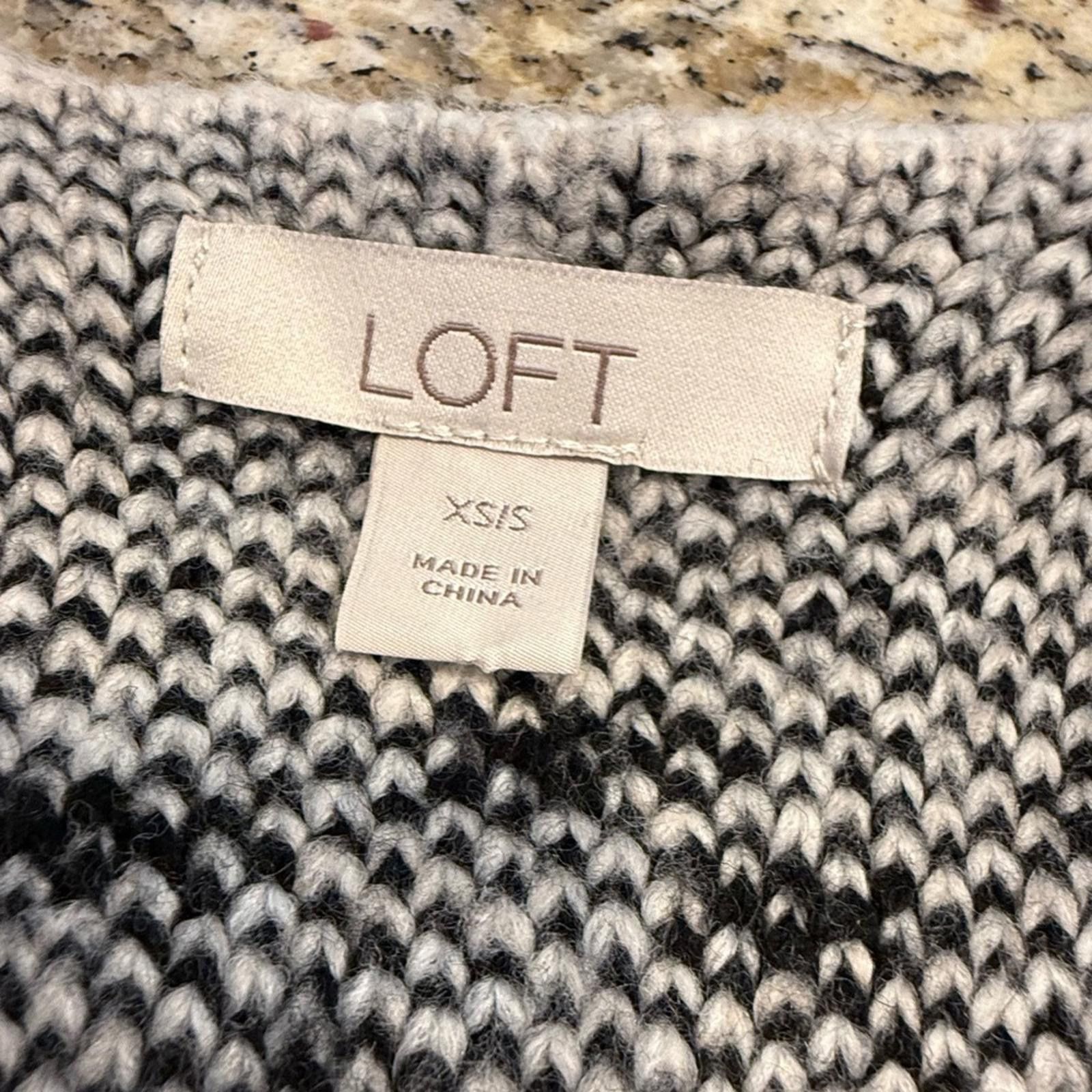 Other Loft knit poncho cape shawl black gray western Aztec SZ XS/S Size M / US 6-8 / IT 42-44 - 5 Thumbnail