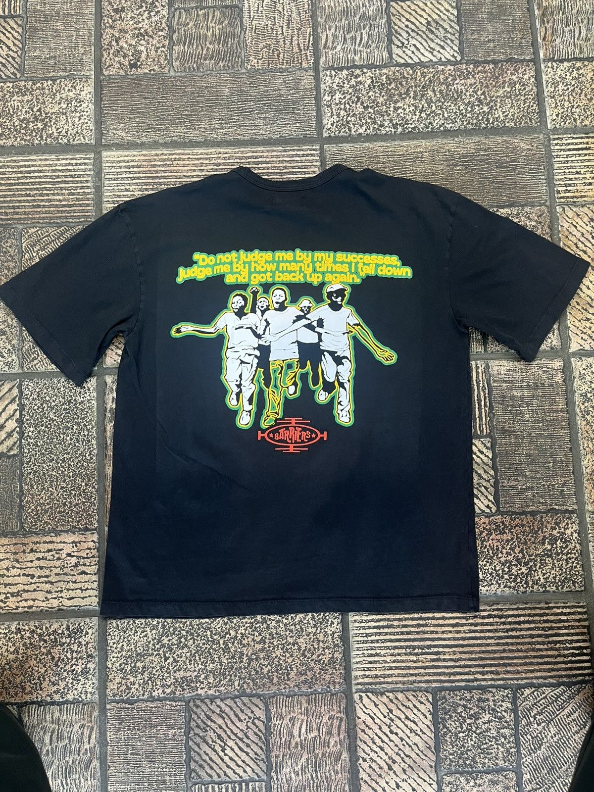 Barriers New Barriers Nelson Mandela Tee "Black" Sz. XXL Size US XXL / EU 58 / 5 - 2 Thumbnail
