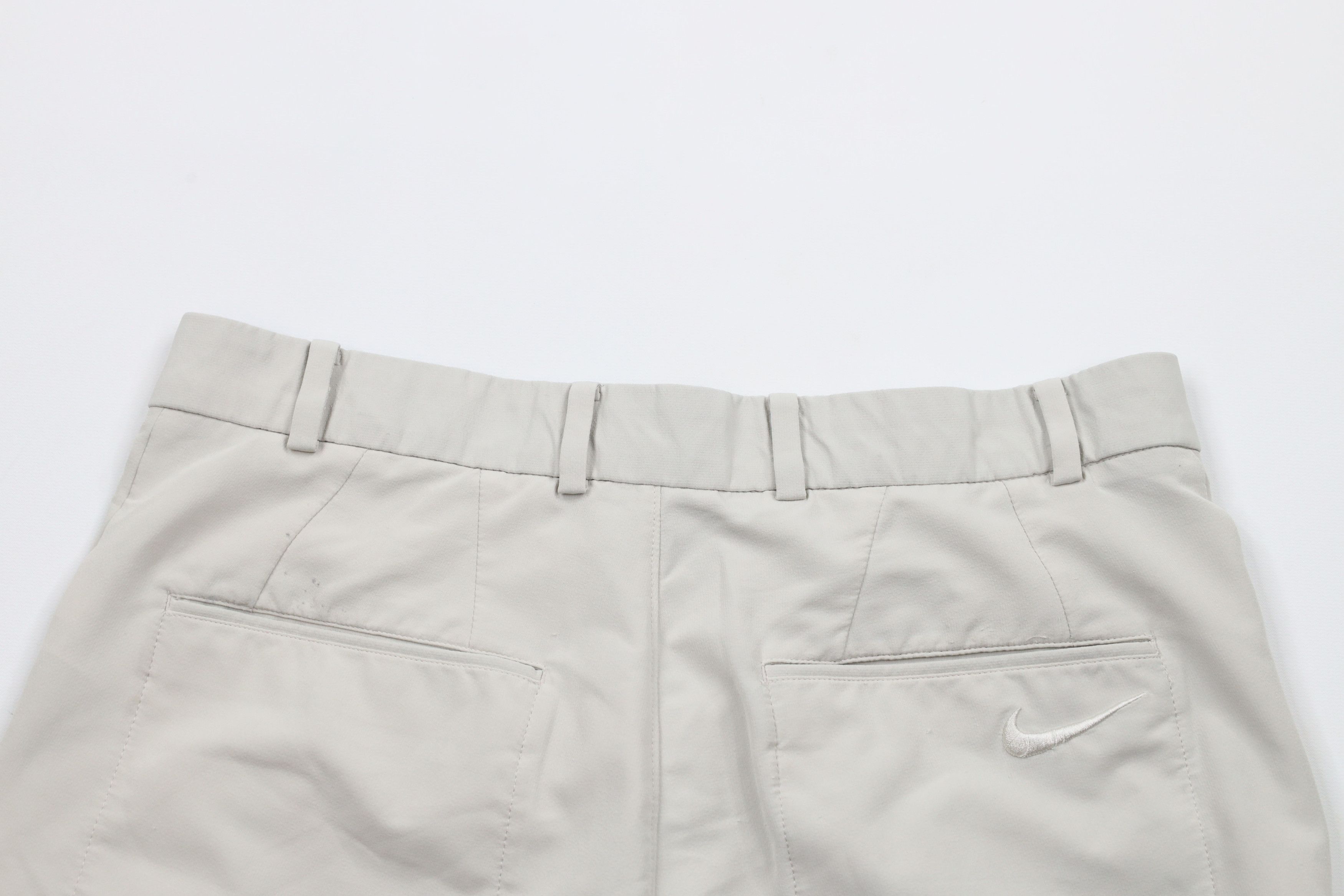 Nike × Vintage Nike Front Hybrid Stretch Tech Golfing Golf Chino Shorts Tan Size US 32 / EU 48 - 10 Thumbnail