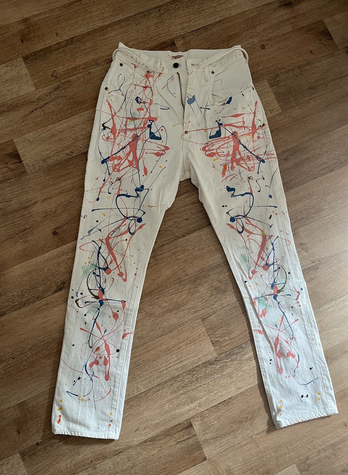 Kapital Kapital Paint Splatter Denim /Kiro Hirata Era Size US 30 / EU 46 - 1 Thumbnail