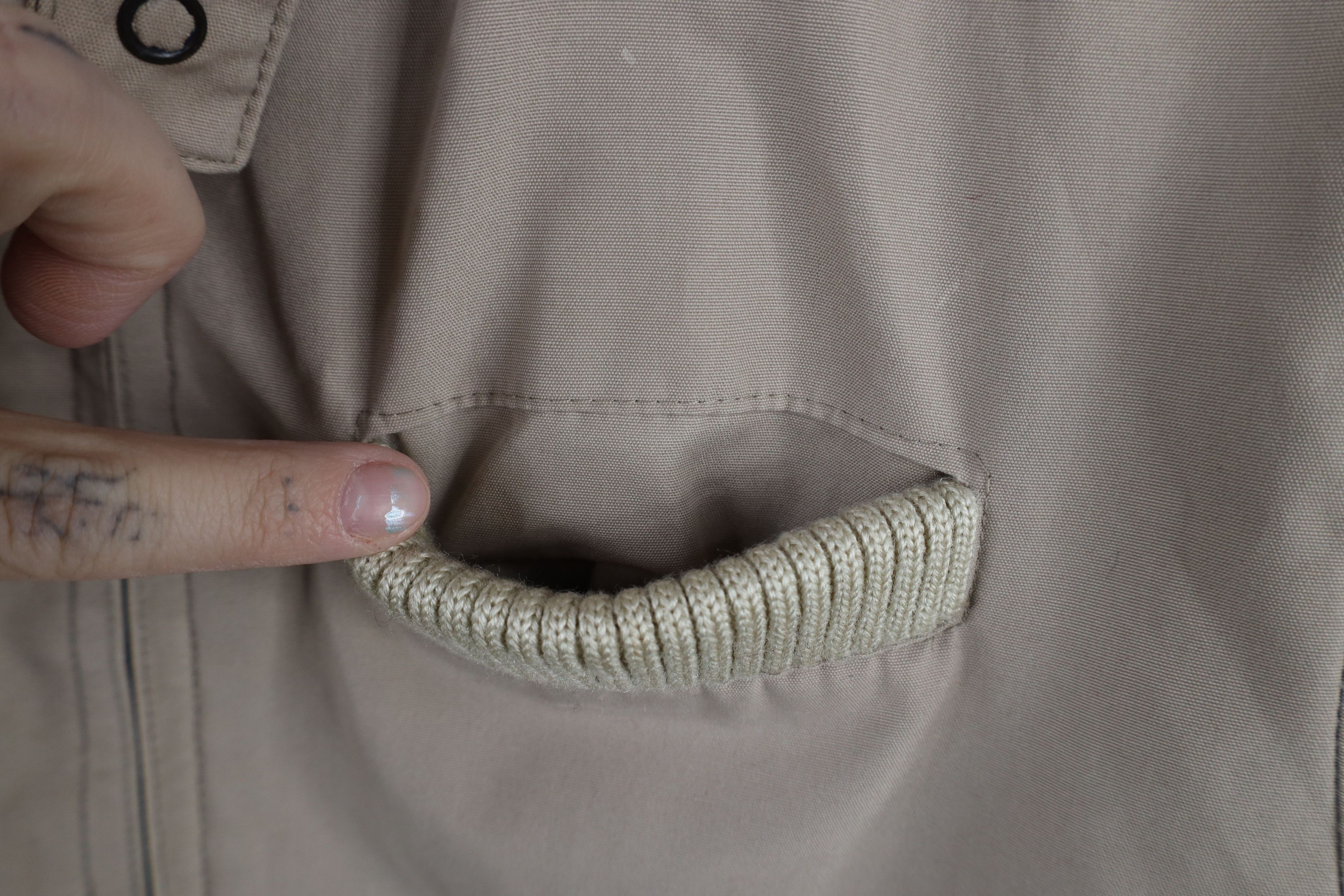 Vintage Vintage 80s 90s Streetwear Racer Bomber Jacket Beige Tan Size US M / EU 48-50 / 2 - 9 Thumbnail