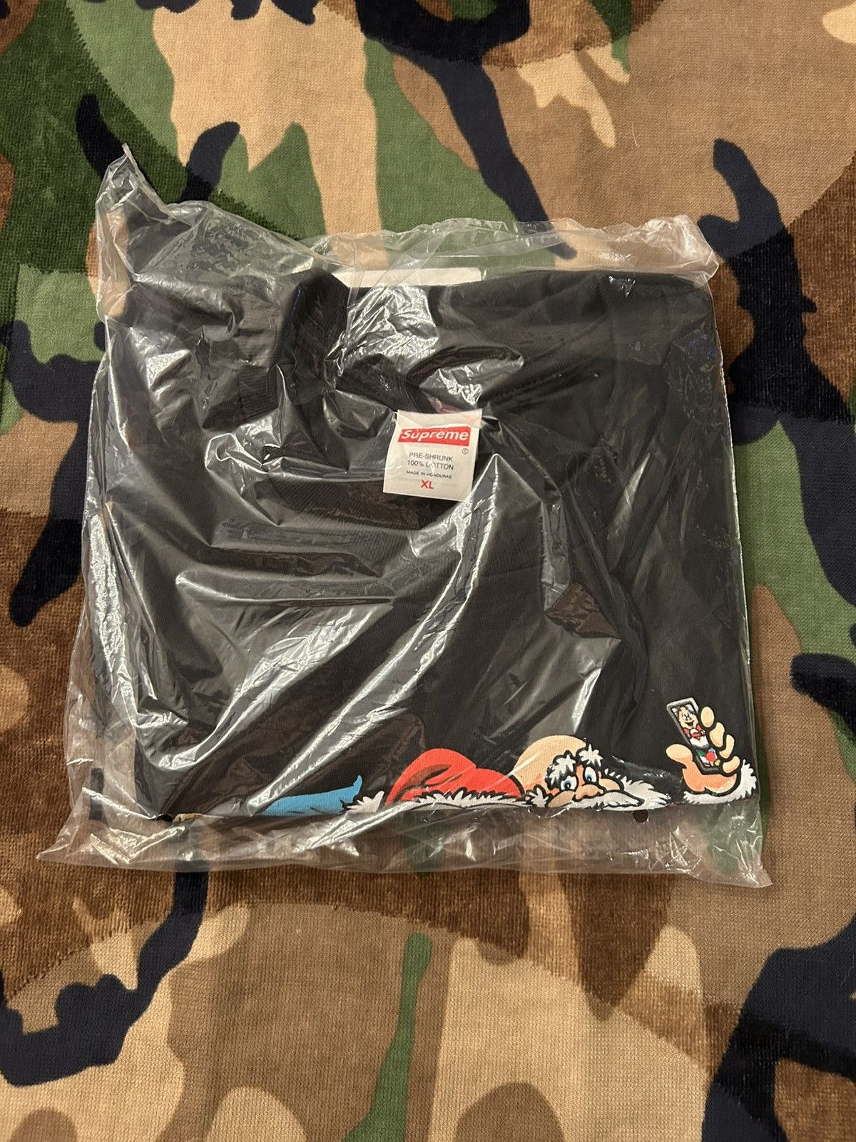 Supreme Supreme Naughty Tee Black XL FW25 Size US XL / EU 56 / 4 - 3 Thumbnail