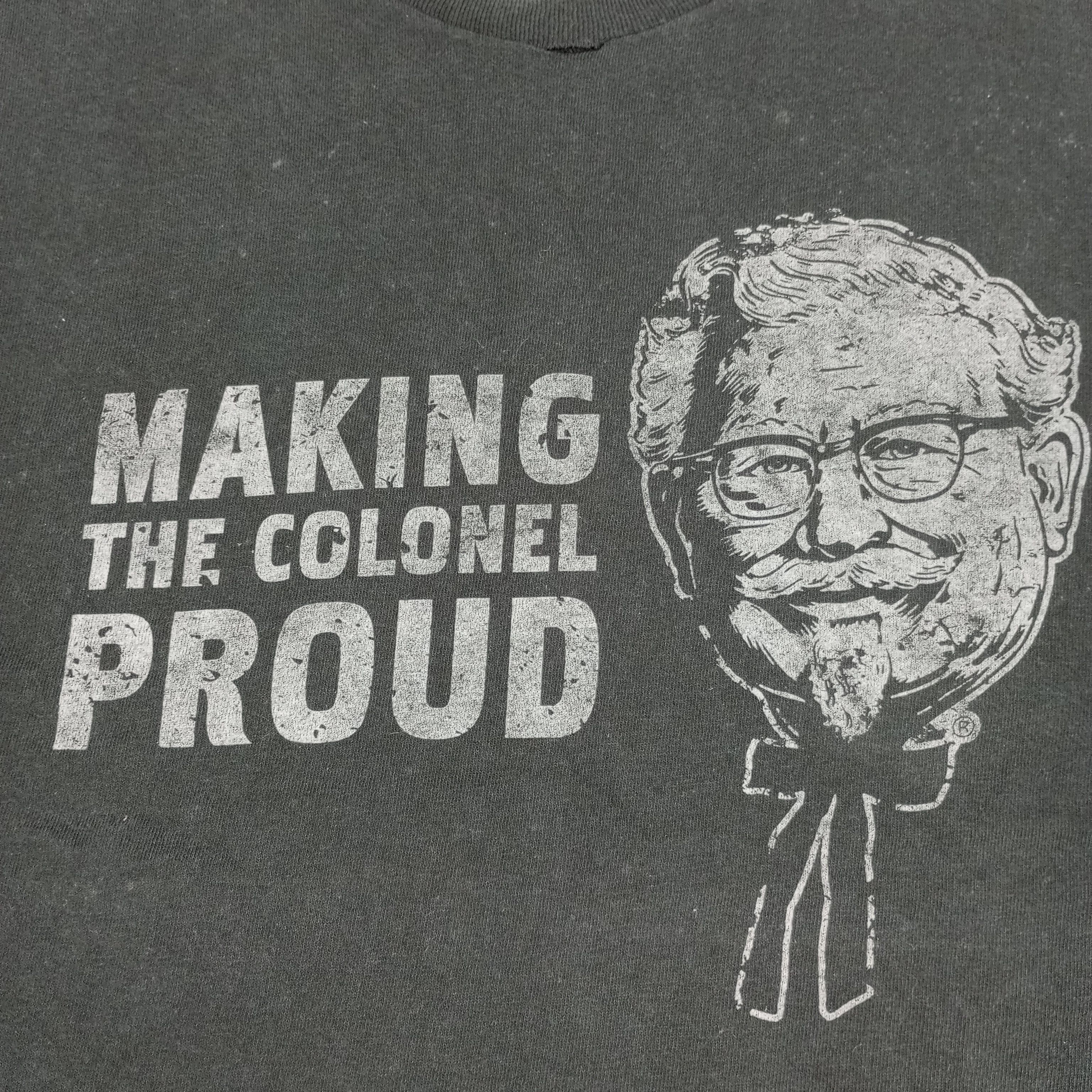 Vintage KFC Making The Colonel Proud Promo Style Tshirt Size US L / EU 52-54 / 3 - 2 Thumbnail