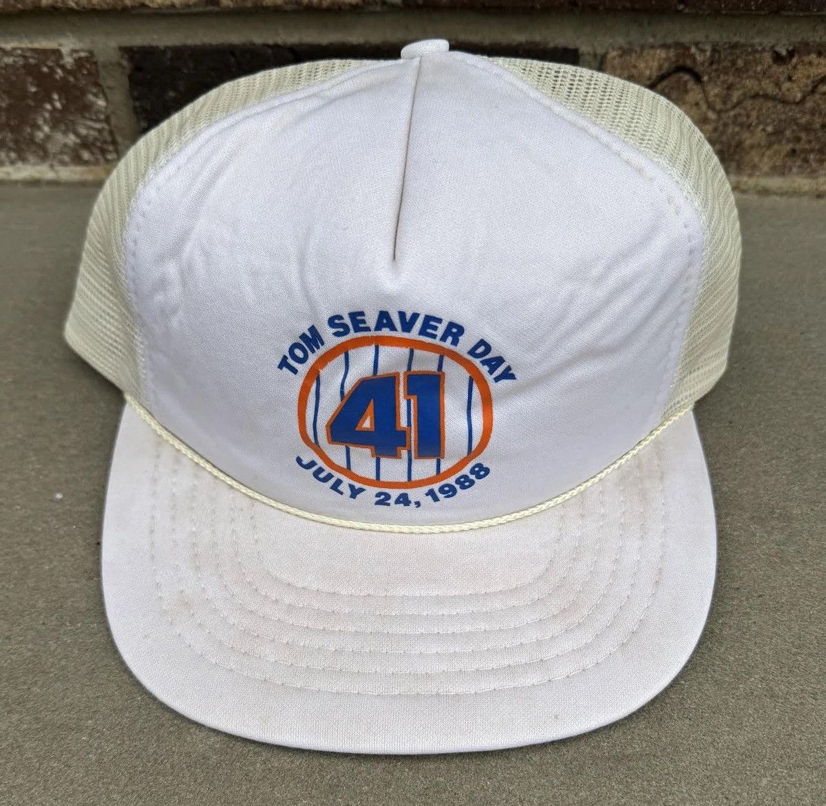 Vintage Vintage Nova New York Mets Tom Seaver Day Hat Size ONE SIZE - 2 Thumbnail