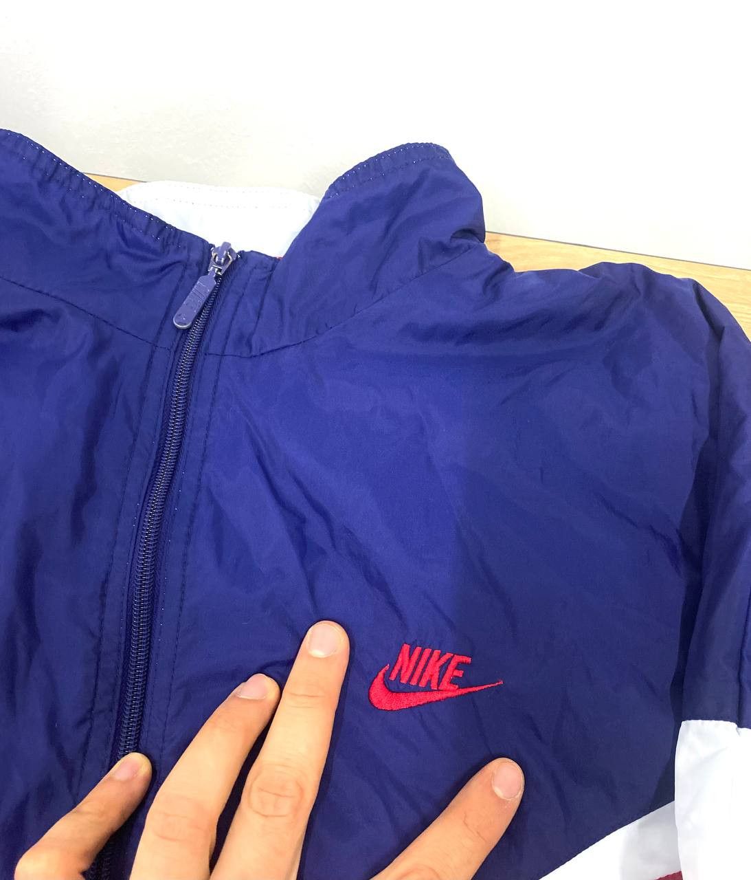 Nike × Vintage NIKE VINTAGE ZIP SWEATSHIRT LIGHT JACKET Size US XL / EU 56 / 4 - 3 Thumbnail