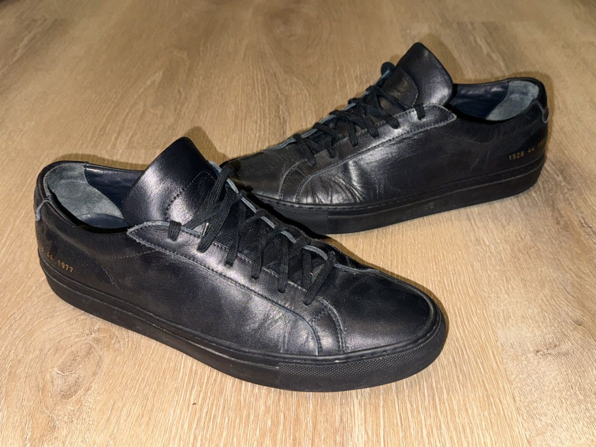 Common Projects Common Projects Achilles Low Black 1528 eu 44 1977 US 11 Size US 11 / EU 44 - 1 Thumbnail